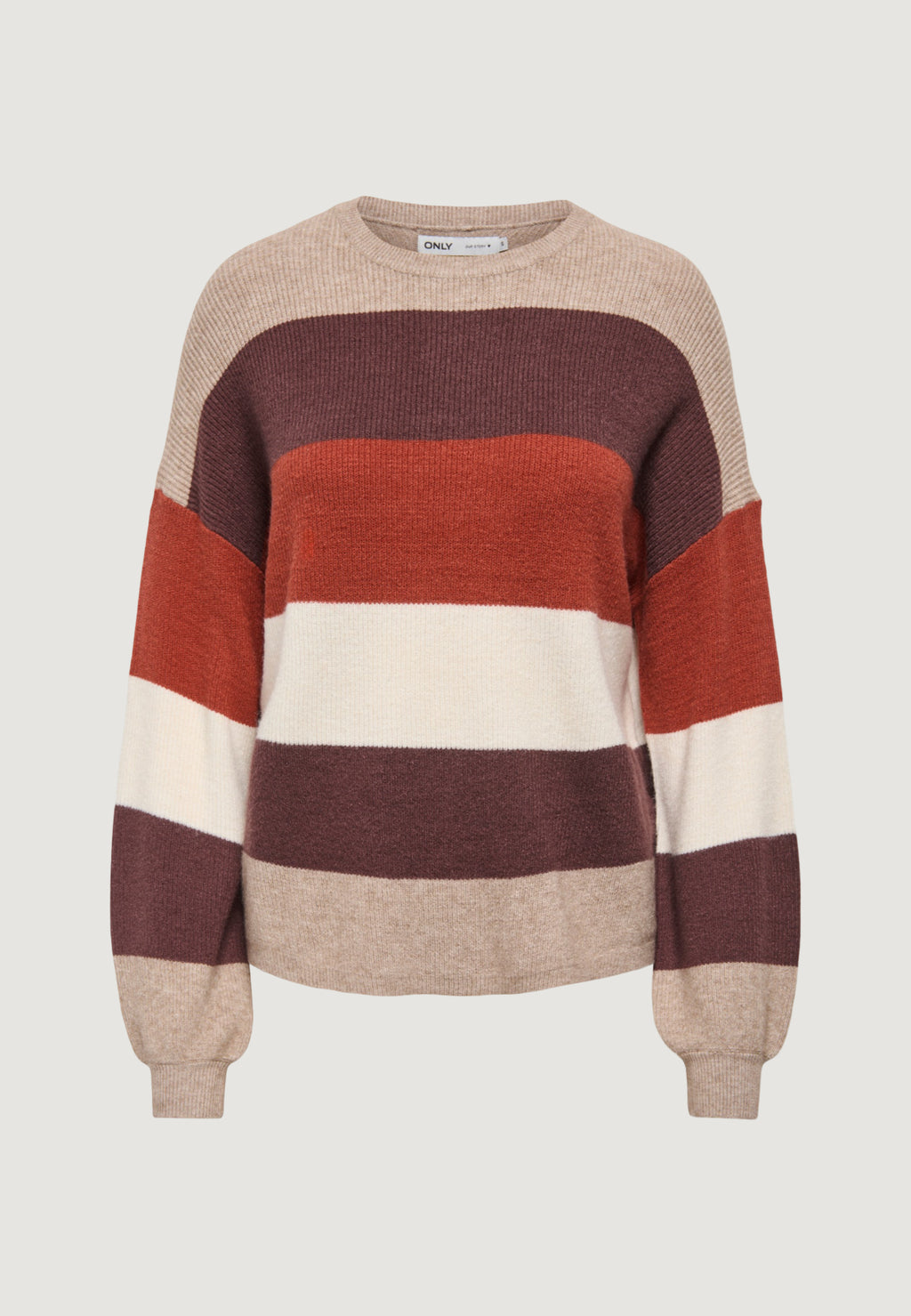 Maglione Only ONLATIA L/S STRIPE PULLOV KNT NOOS