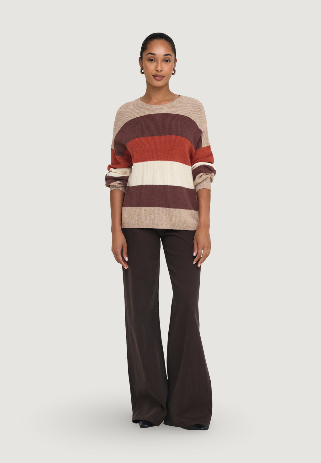 Maglione Only ONLATIA L/S STRIPE PULLOV KNT NOOS