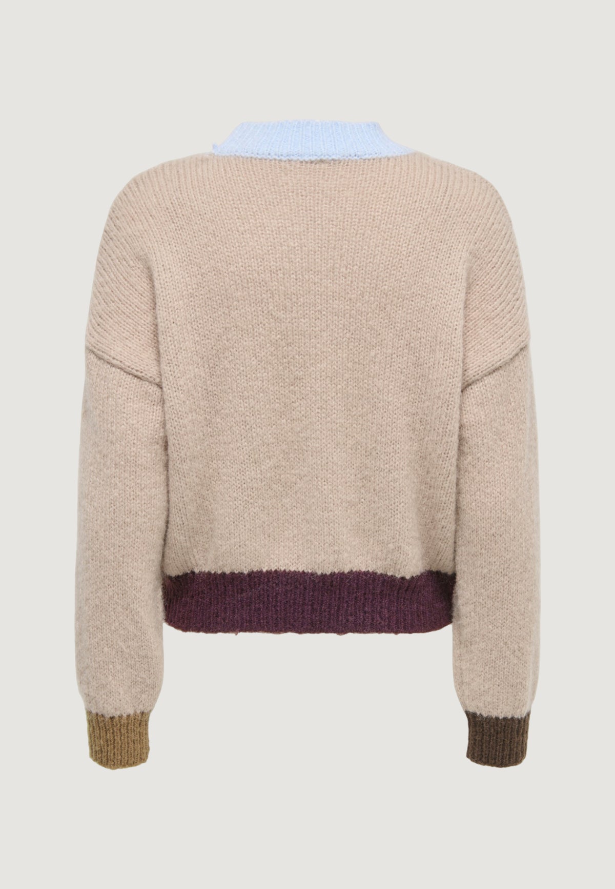 Pullover Only ONLOLINA LS CONTRAST HIGHNECK CC KNT