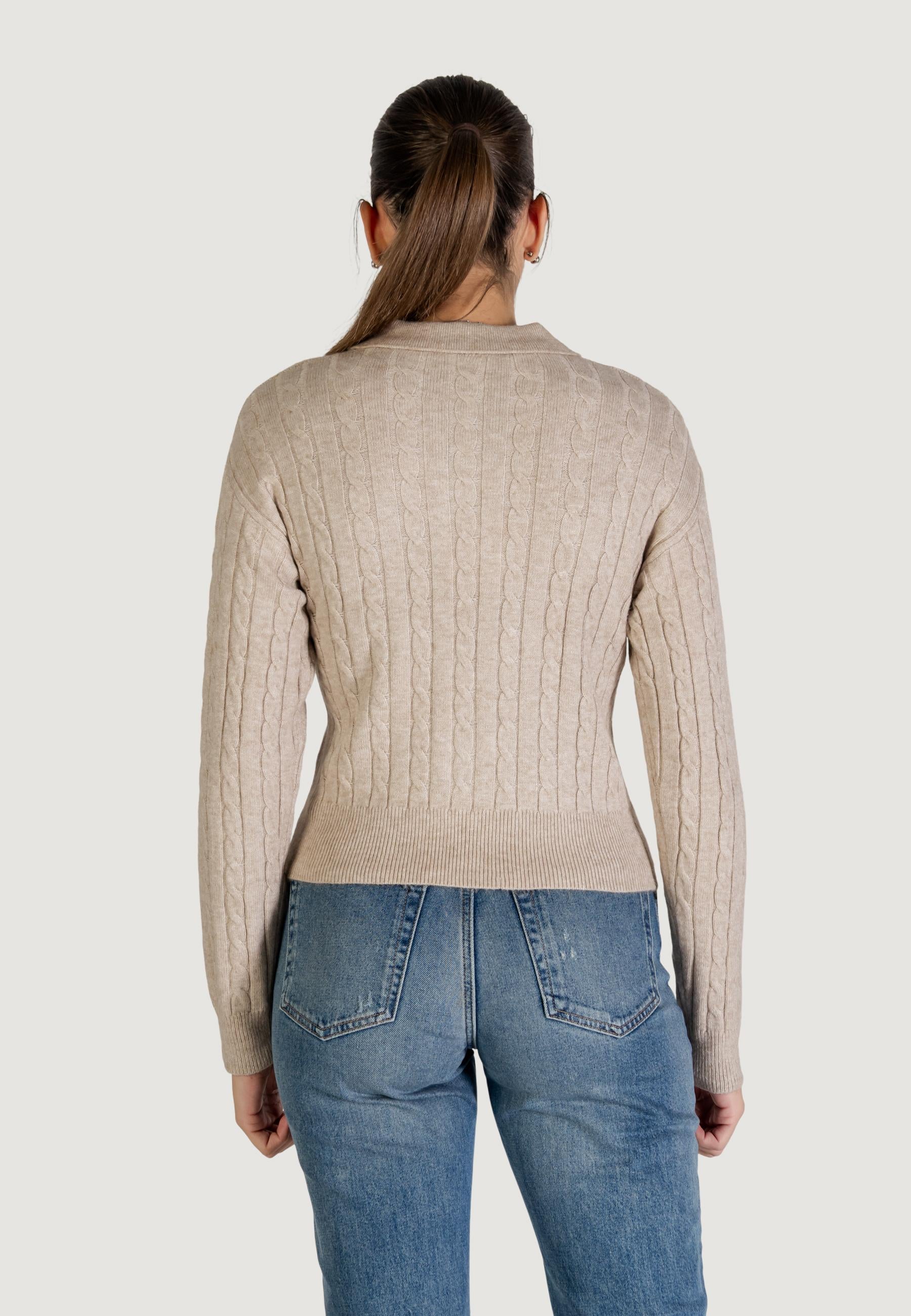 Maglione Only Onlkatia Ls Cable Polo Cc Knt