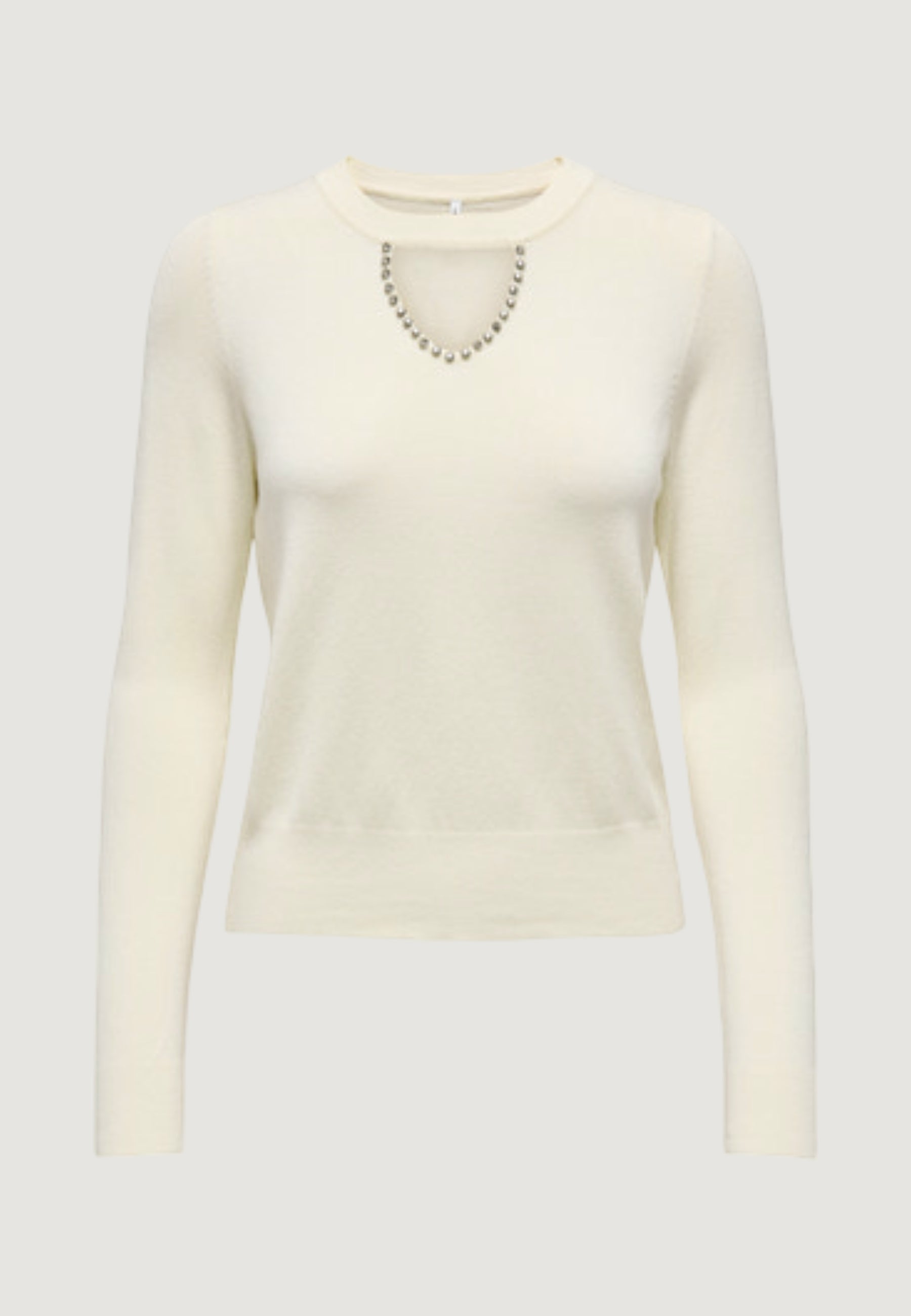 Maglione Only Onlvenice Life Ls Peekaboo Bling Cc Knt