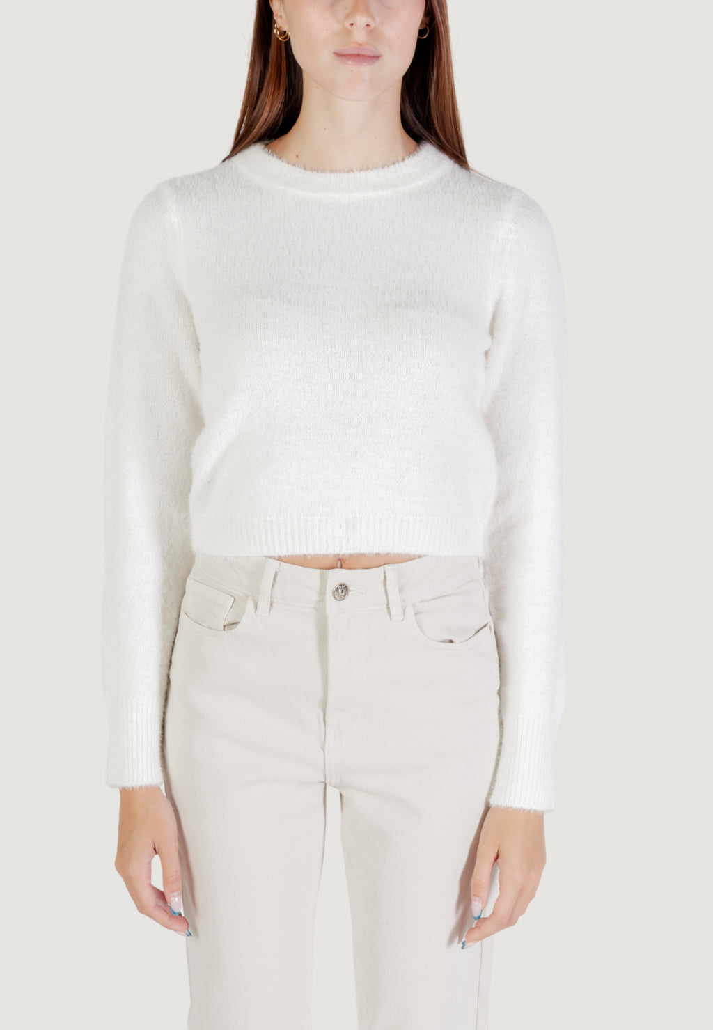 Maglione Only ONLPETRA LS SHORT O-NECK CC KNT
