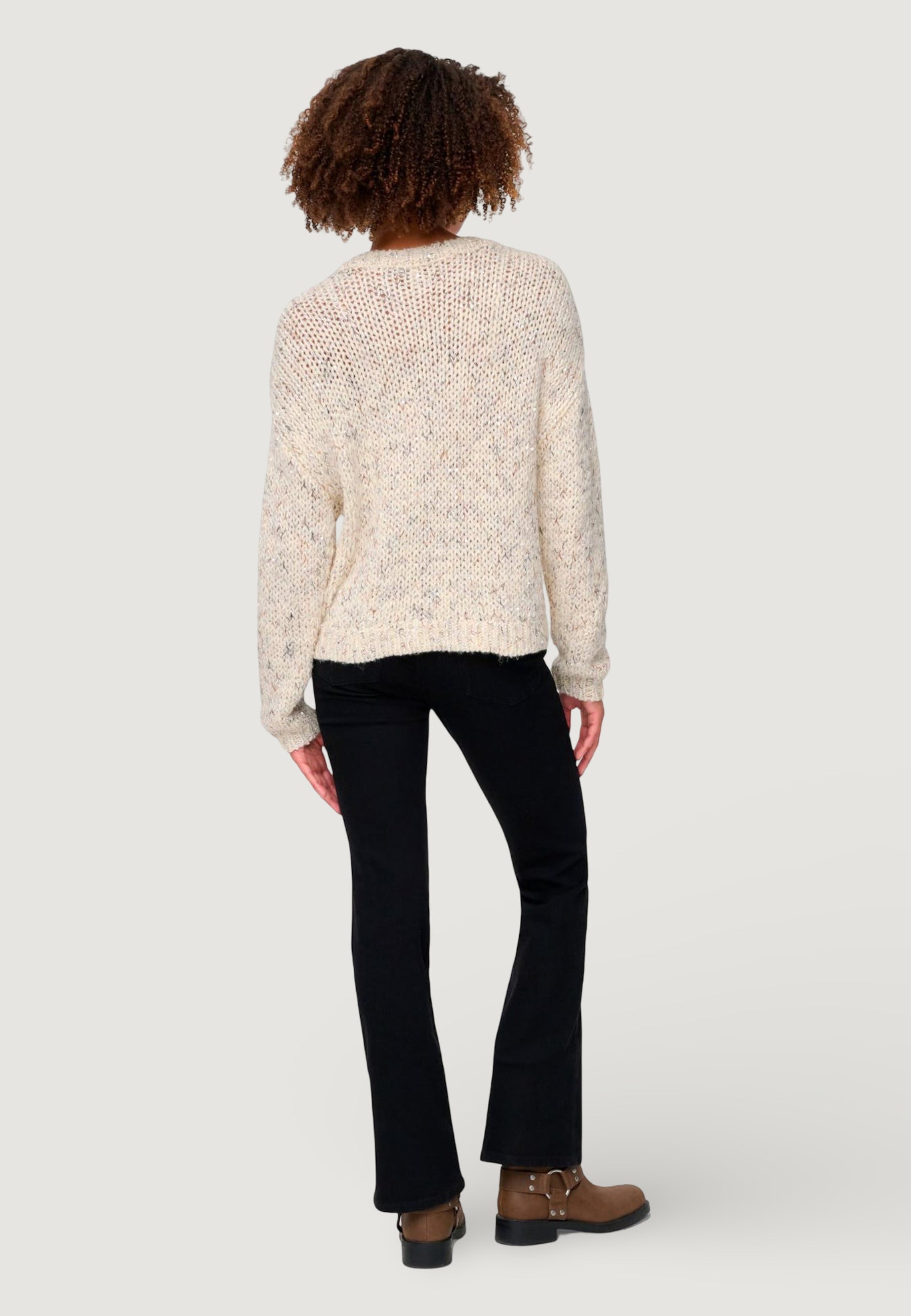 Maglione Only Onlwinter Ls Sequins O-Neck Knt