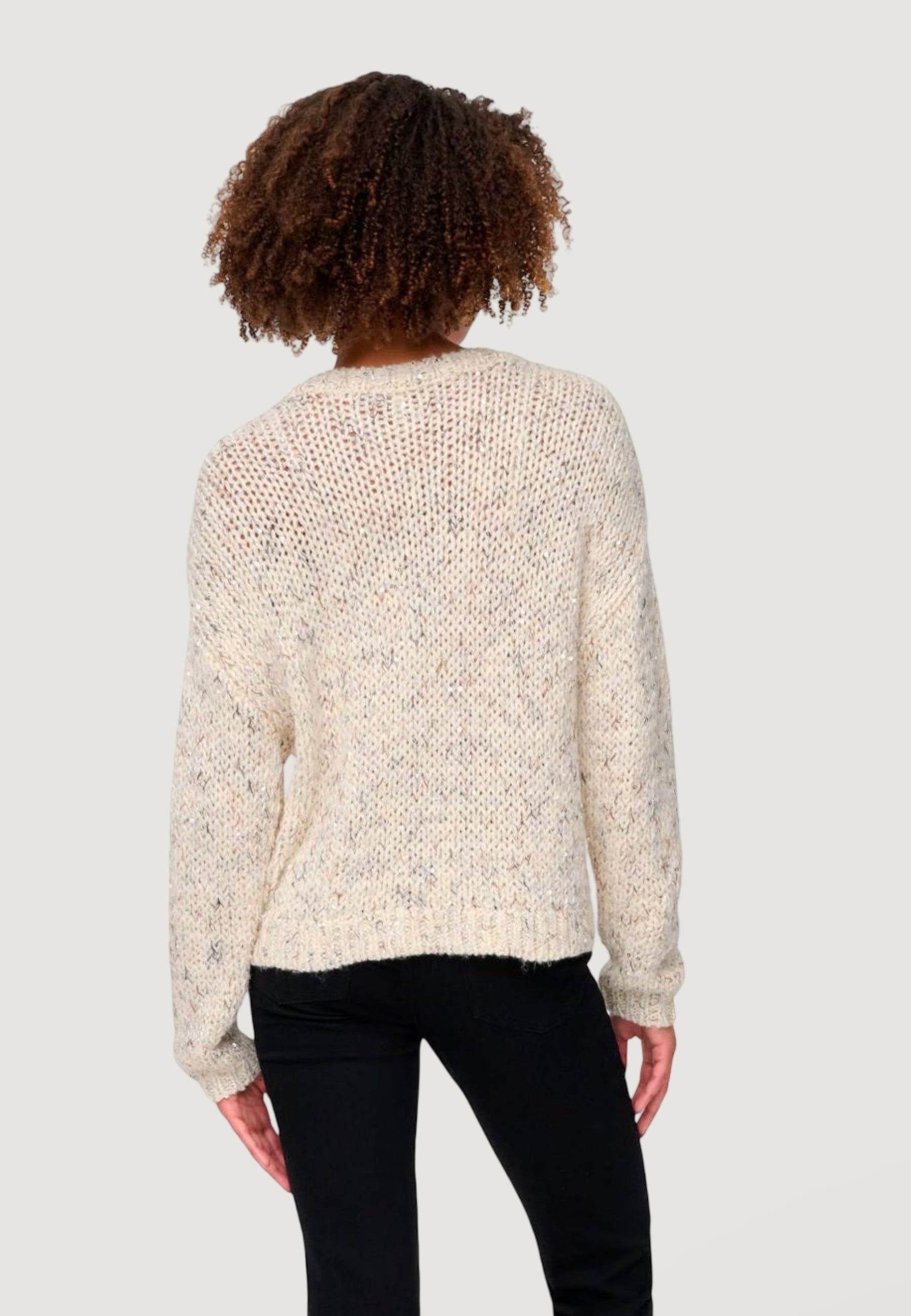 Maglione Only Onlwinter Ls Sequins O-Neck Knt