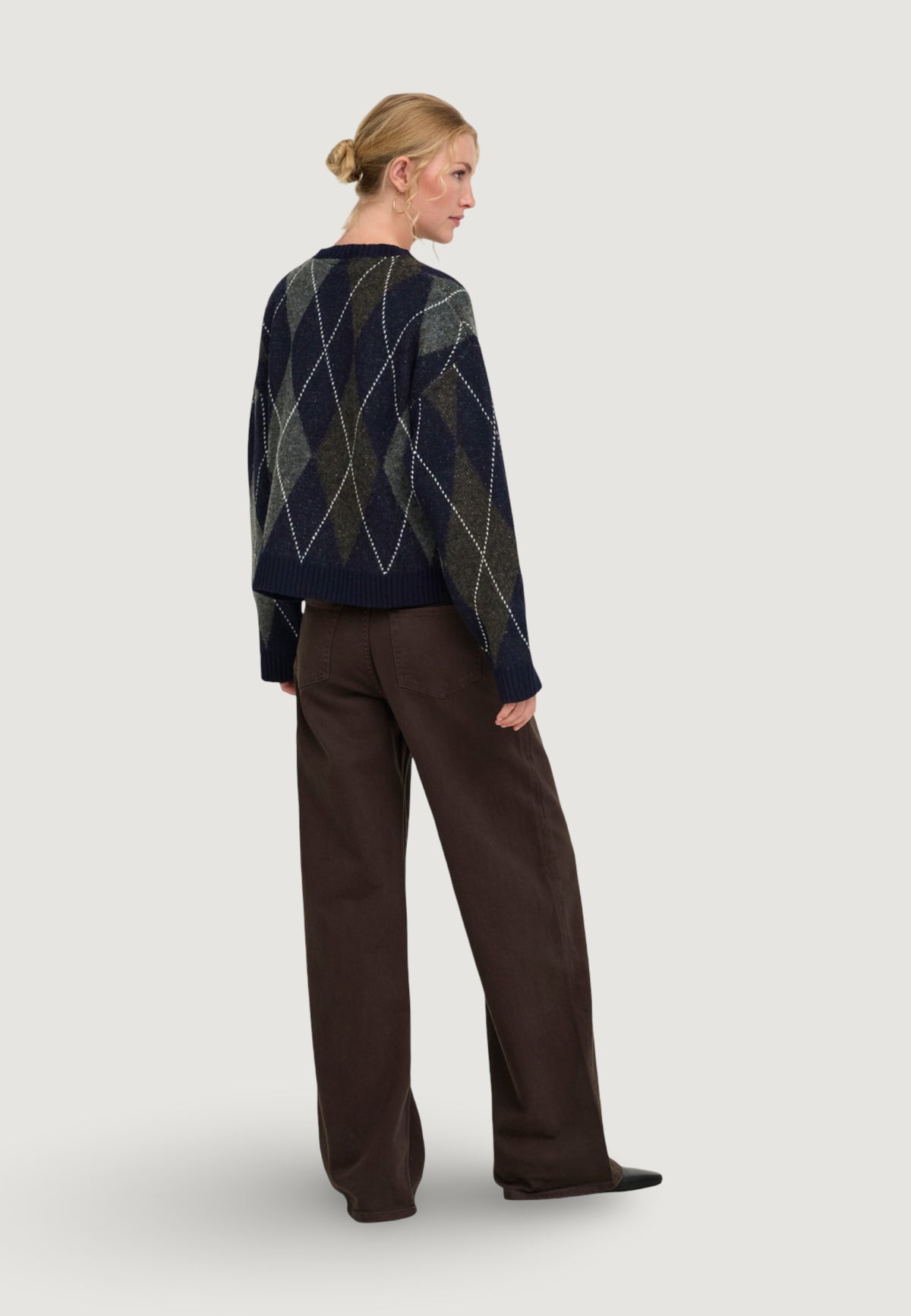 Pullover Only Onlrhombus Argyle Pullover Knt Noos
