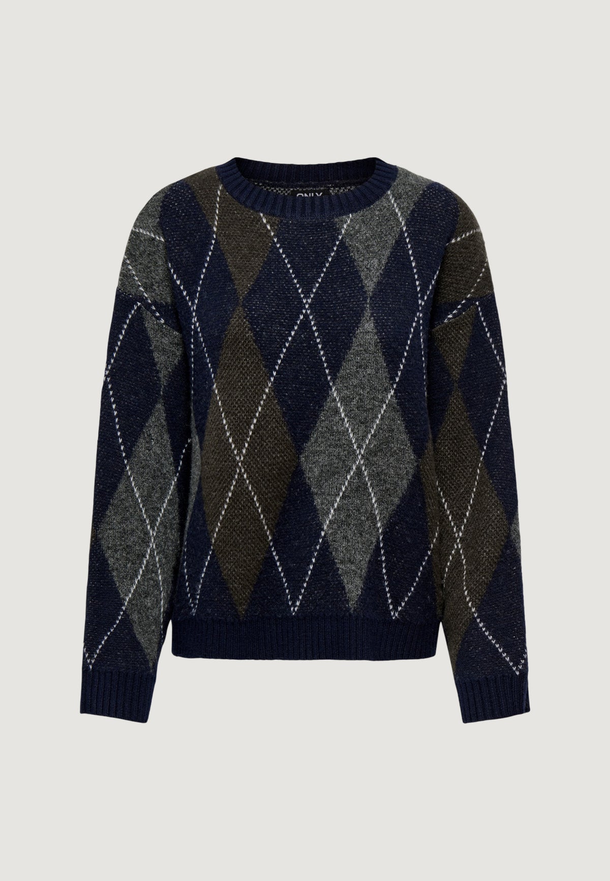 Pullover Only Onlrhombus Argyle Pullover Knt Noos