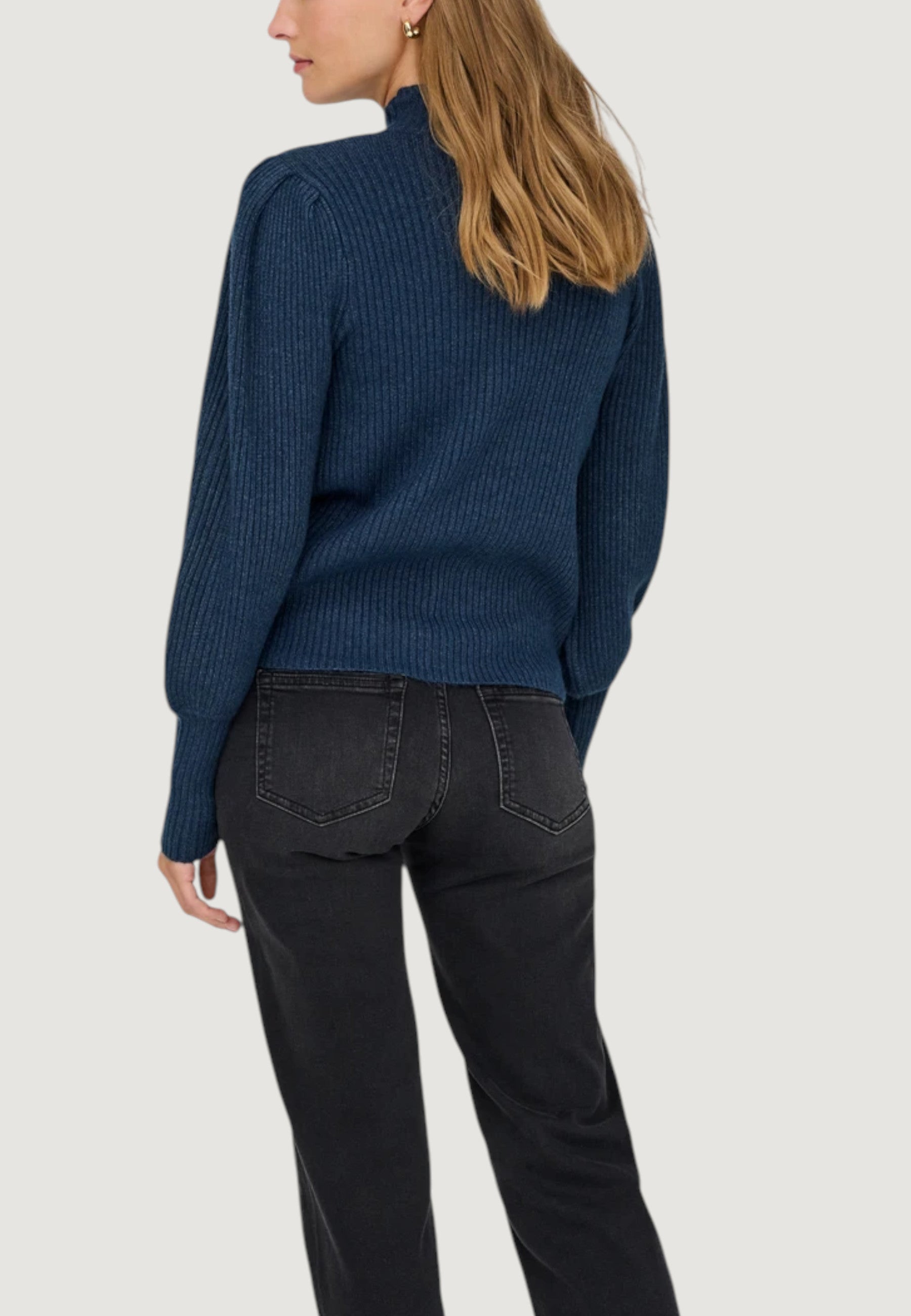 Maglione Only ONLKATIA LIFE L/S HIGHNE PULL KNT NOOS