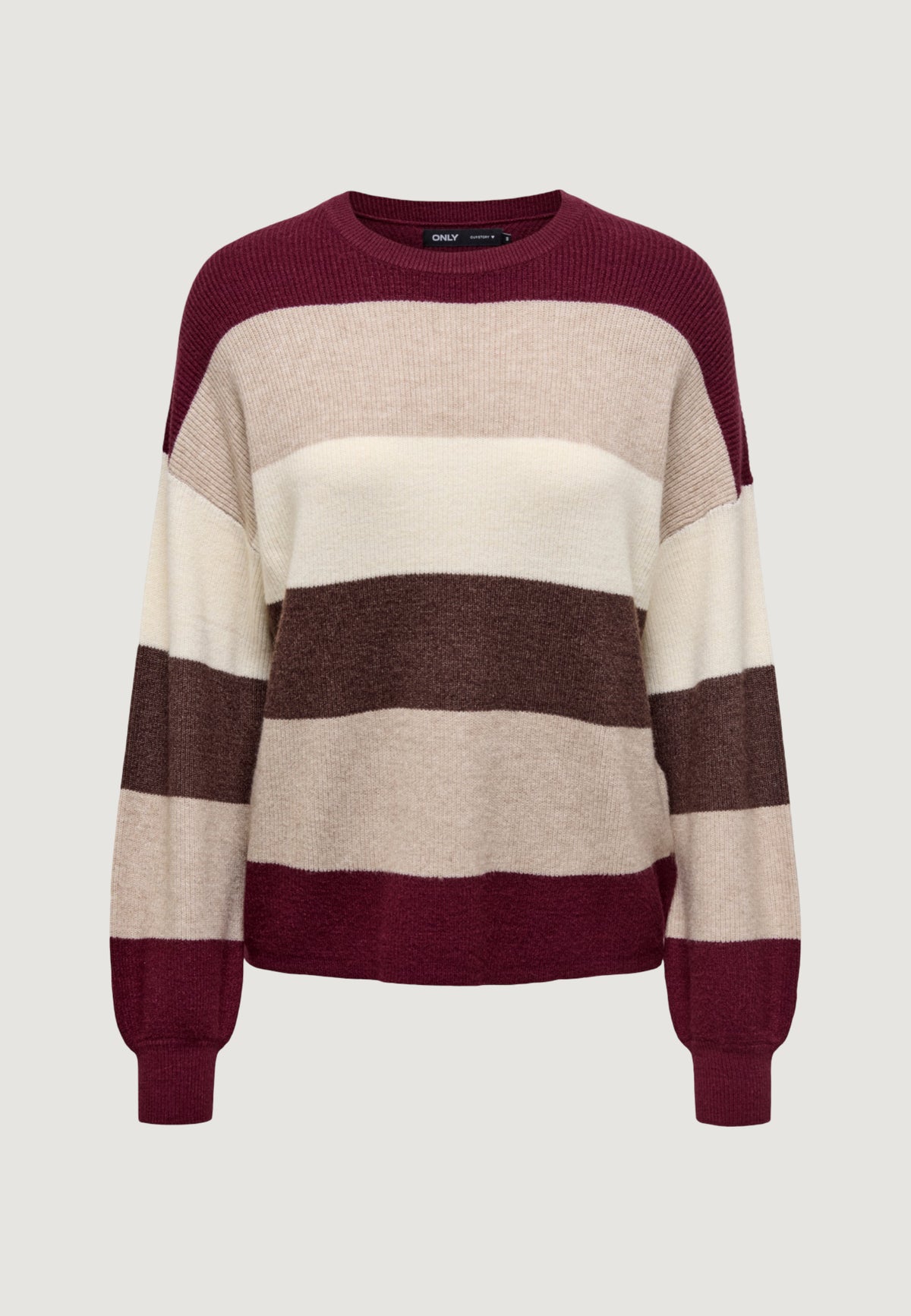 Maglione Only ONLATIA L/S STRIPE PULLOV KNT NOOS