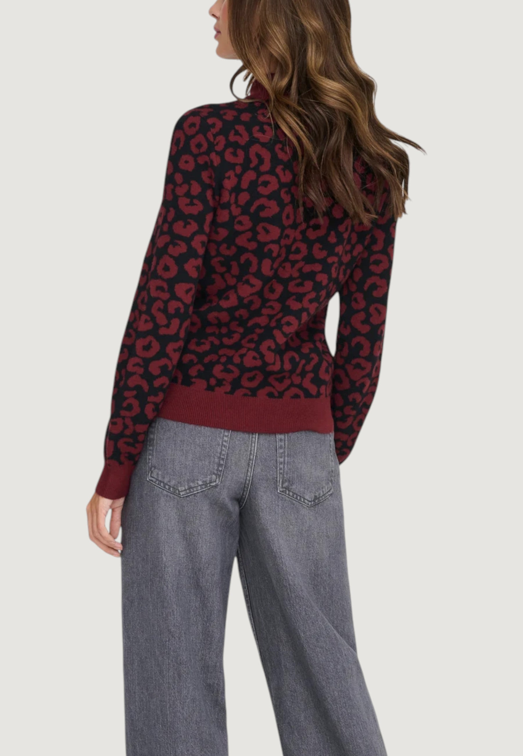Maglione Only ONLIBI JQ LS HIGH NECK CC KNT