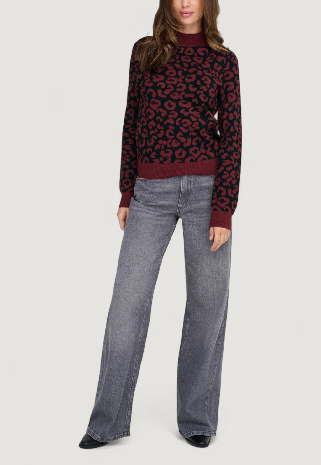 Maglione Only ONLIBI JQ LS HIGH NECK CC KNT