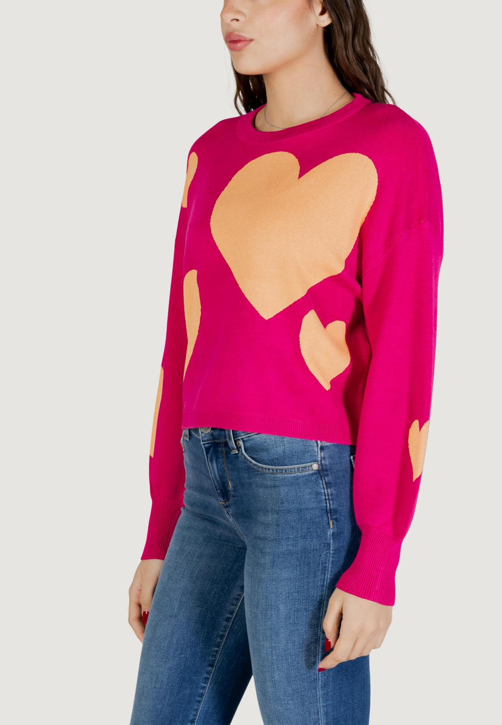 Maglione Only Onlmontana Ls Jq O-Neck Cc Knt