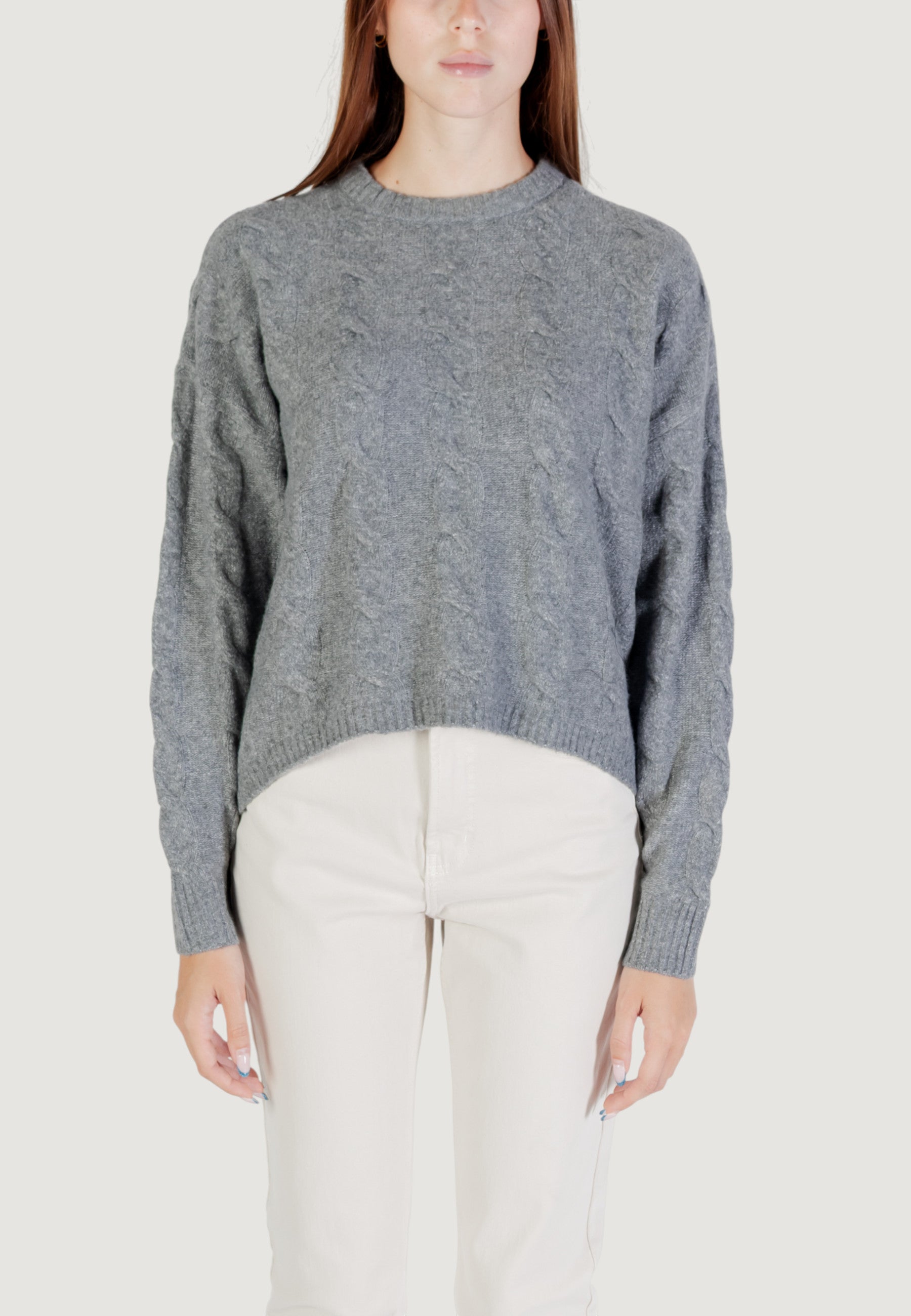Maglione Only ONLJEANETT LIFE LS CABLE O-NECK CC KNT