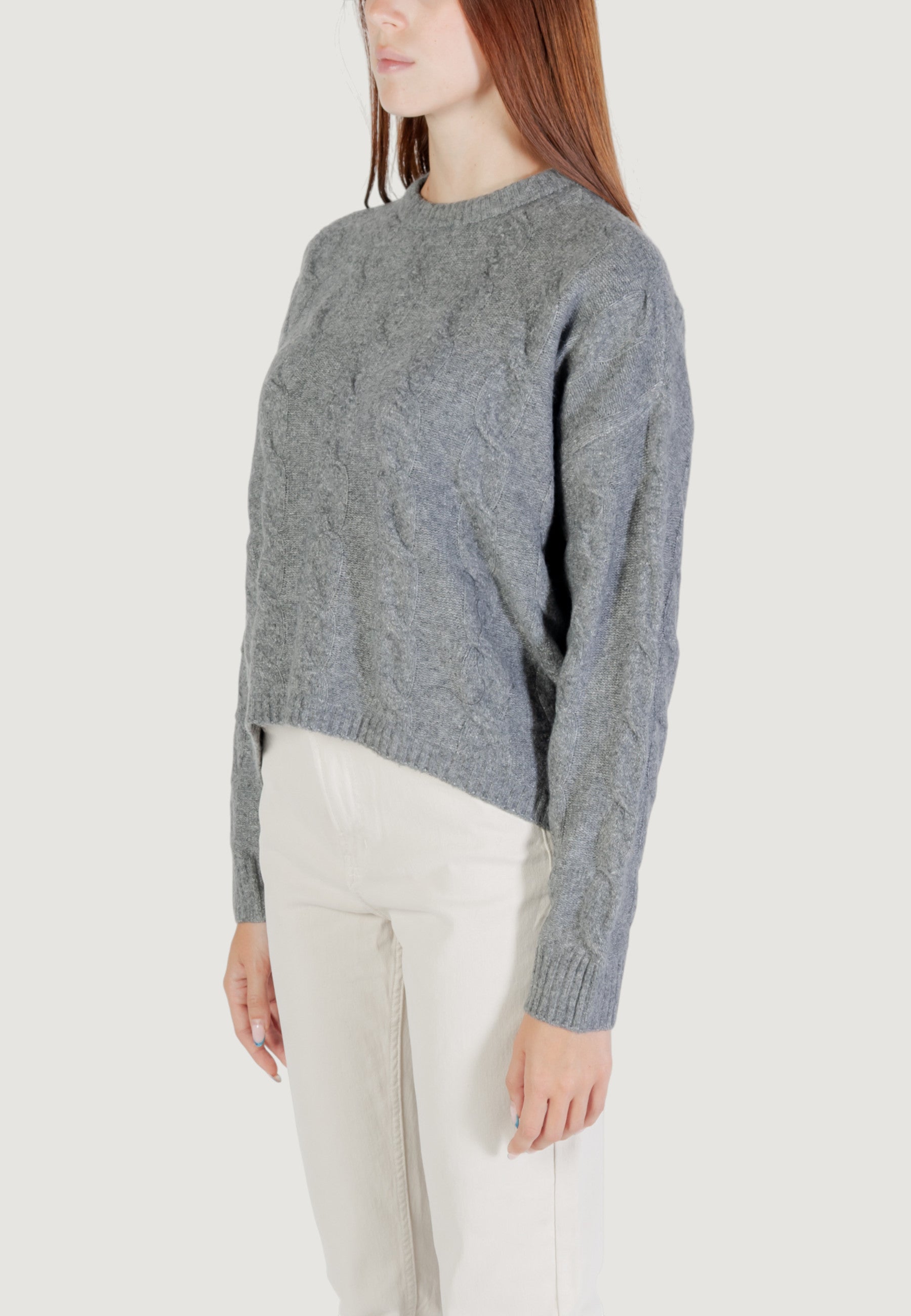 Maglione Only ONLJEANETT LIFE LS CABLE O-NECK CC KNT