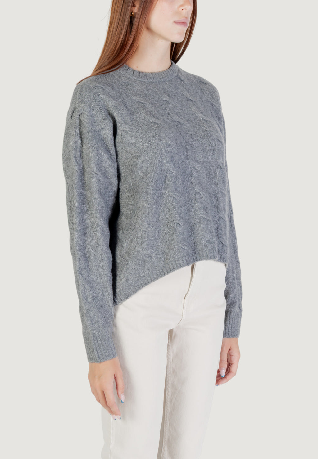 Maglione Only ONLJEANETT LIFE LS CABLE O-NECK CC KNT