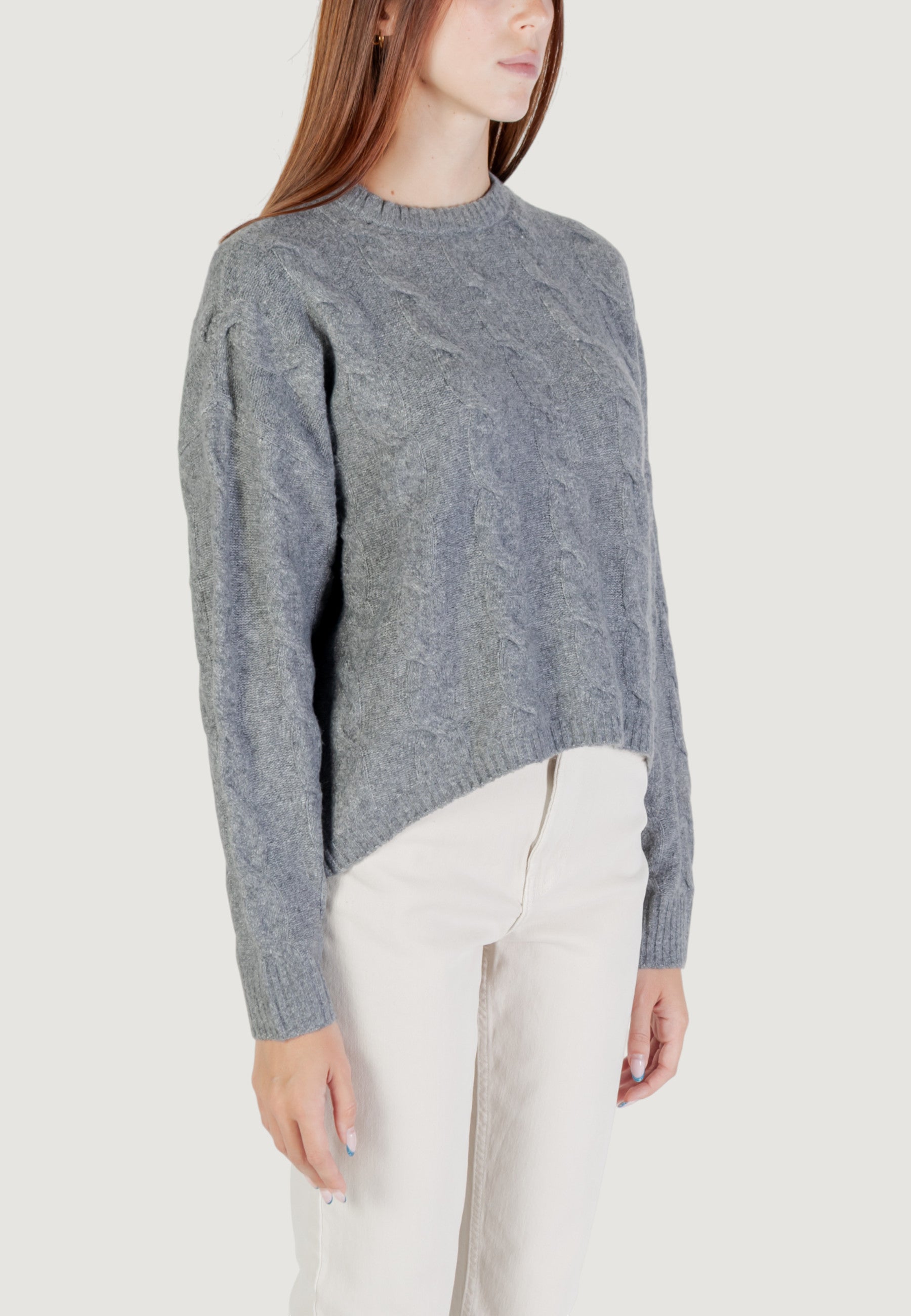 Maglione Only ONLJEANETT LIFE LS CABLE O-NECK CC KNT