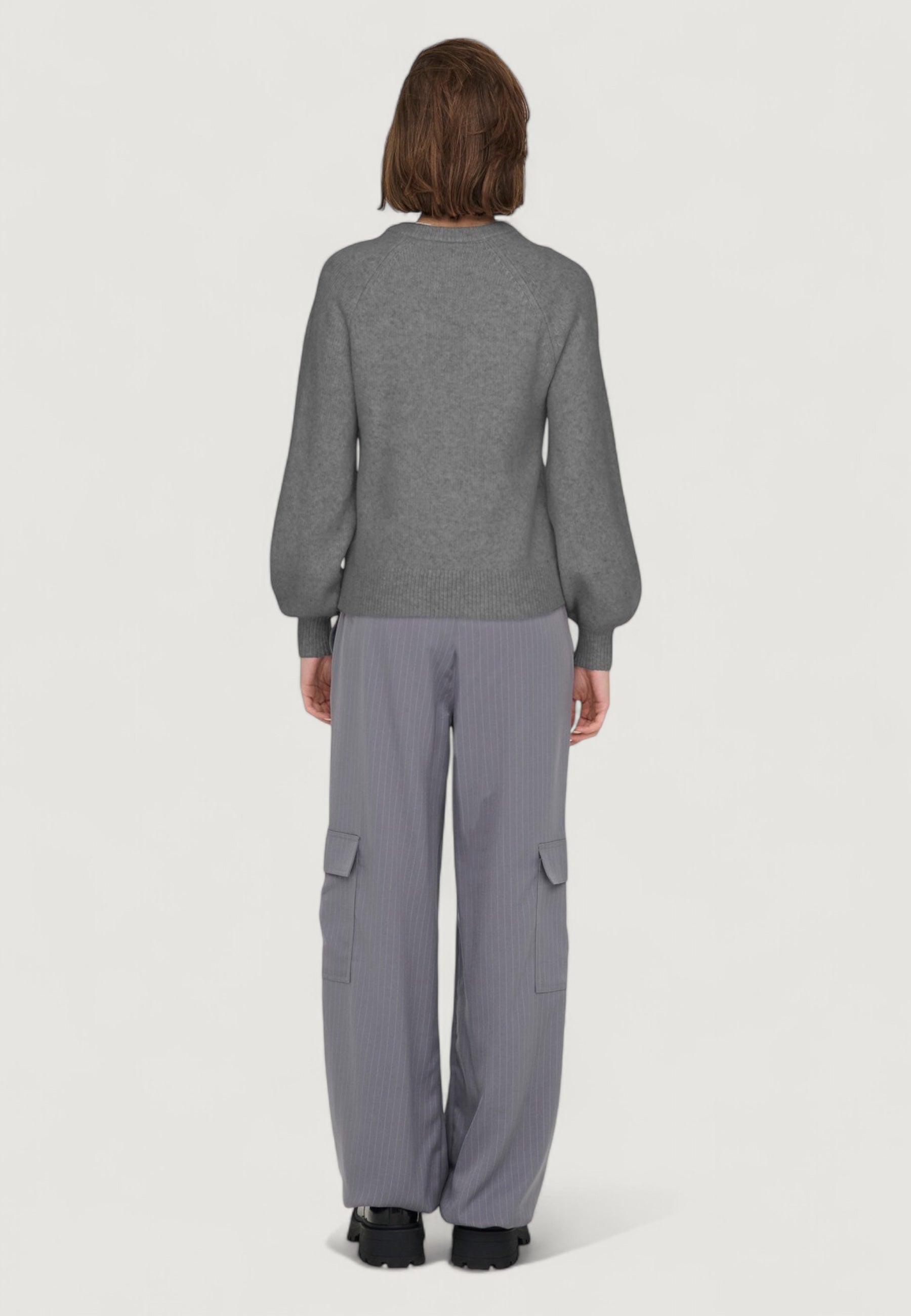 Maglione Only Onllauren Life Ls O-Neck Button Knt