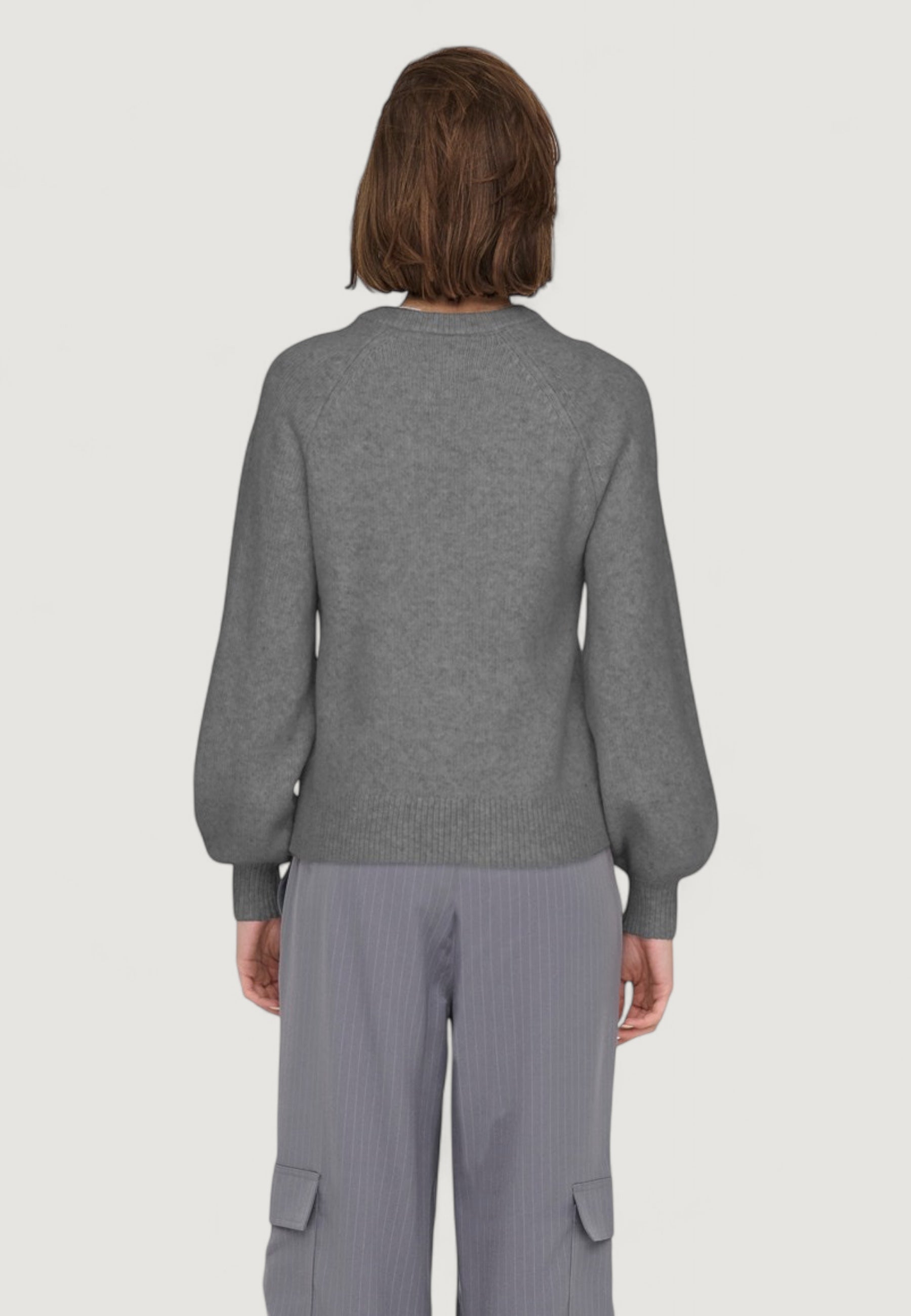 Maglione Only Onllauren Life Ls O-Neck Button Knt