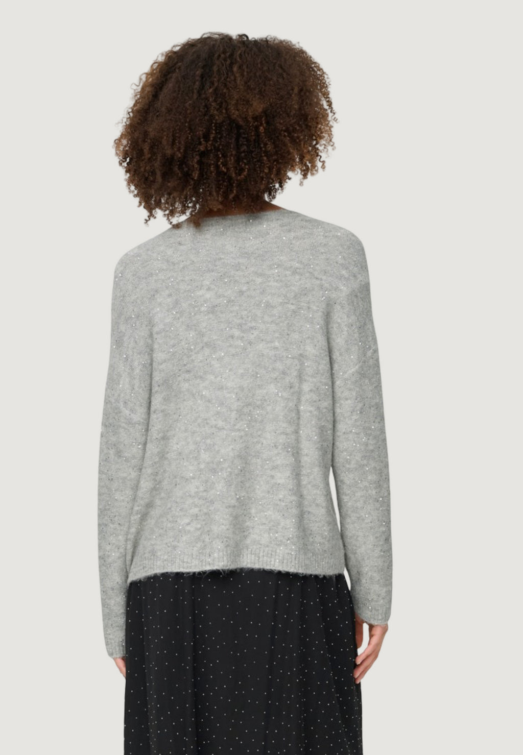 Pullover Only Onlarizona Ls Sequins V-Neck Pul Knt