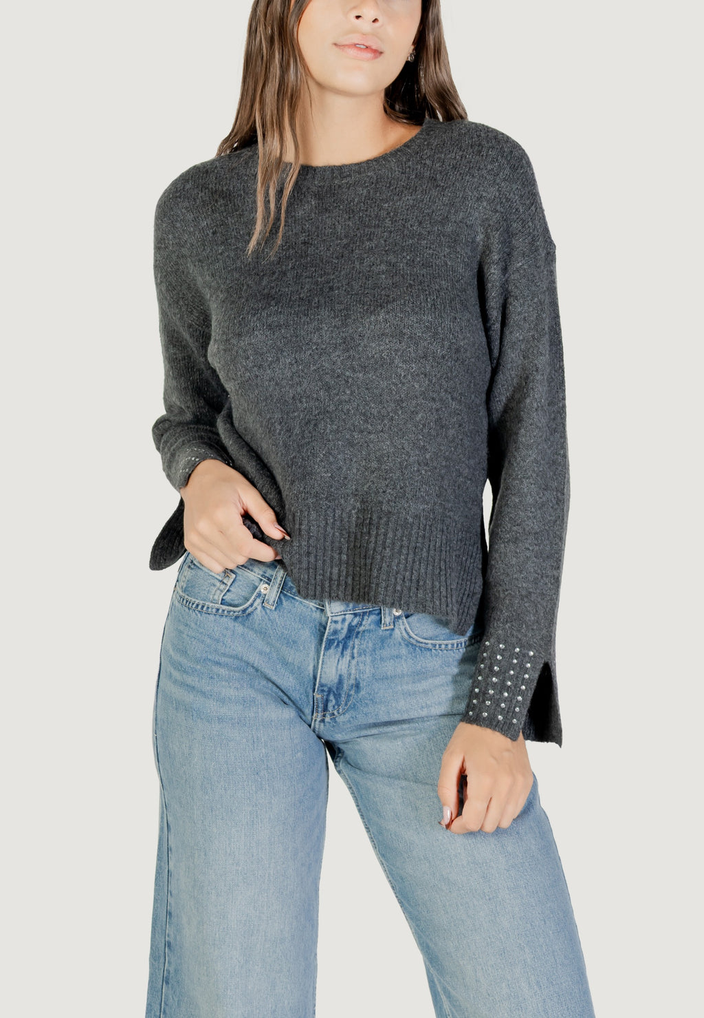 Maglione Only Onlohio Ls O-Neck Bling Pullover Knt