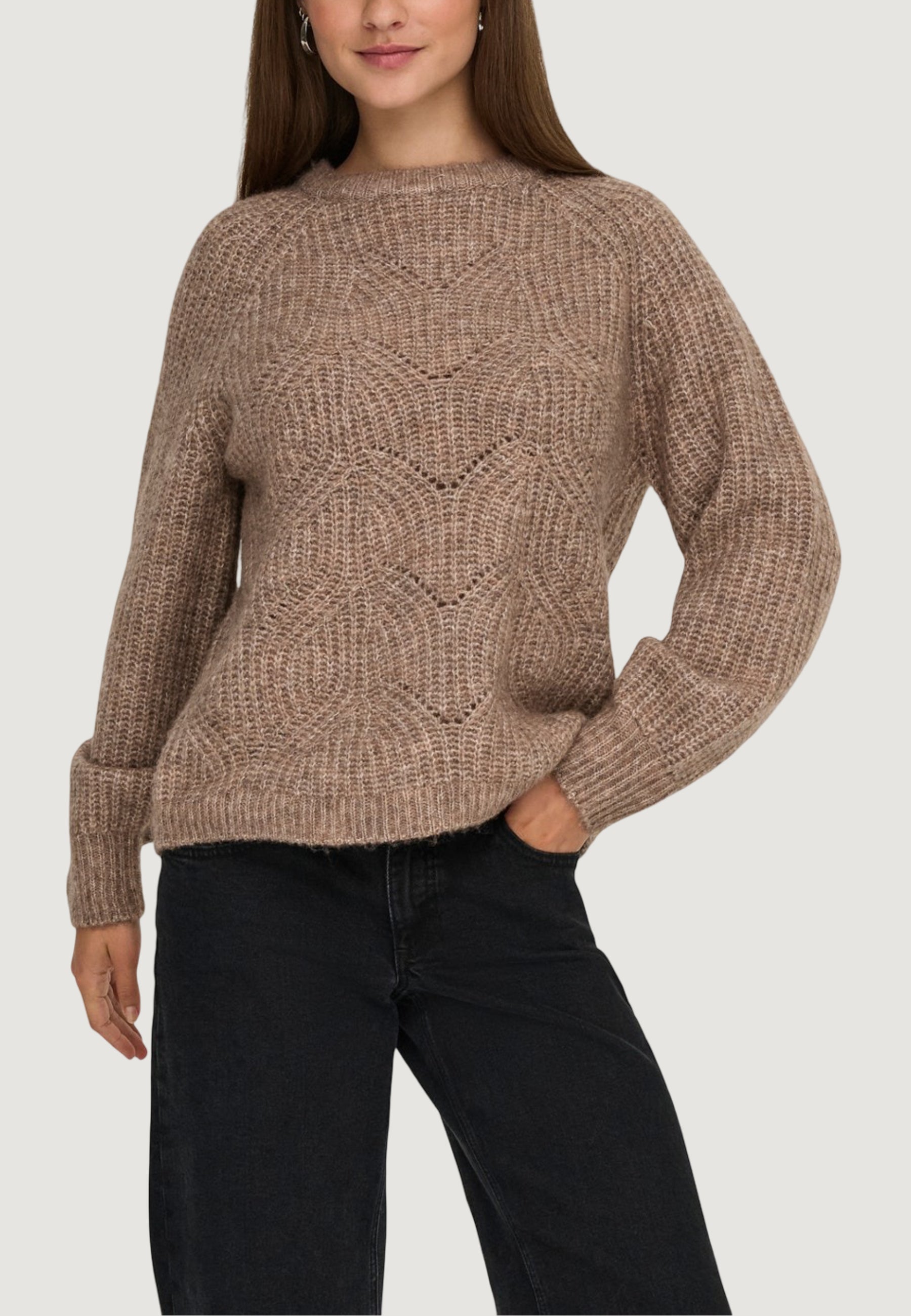 Pullover Only Onlgila Life Ls Structure O-Neck Bf Knt