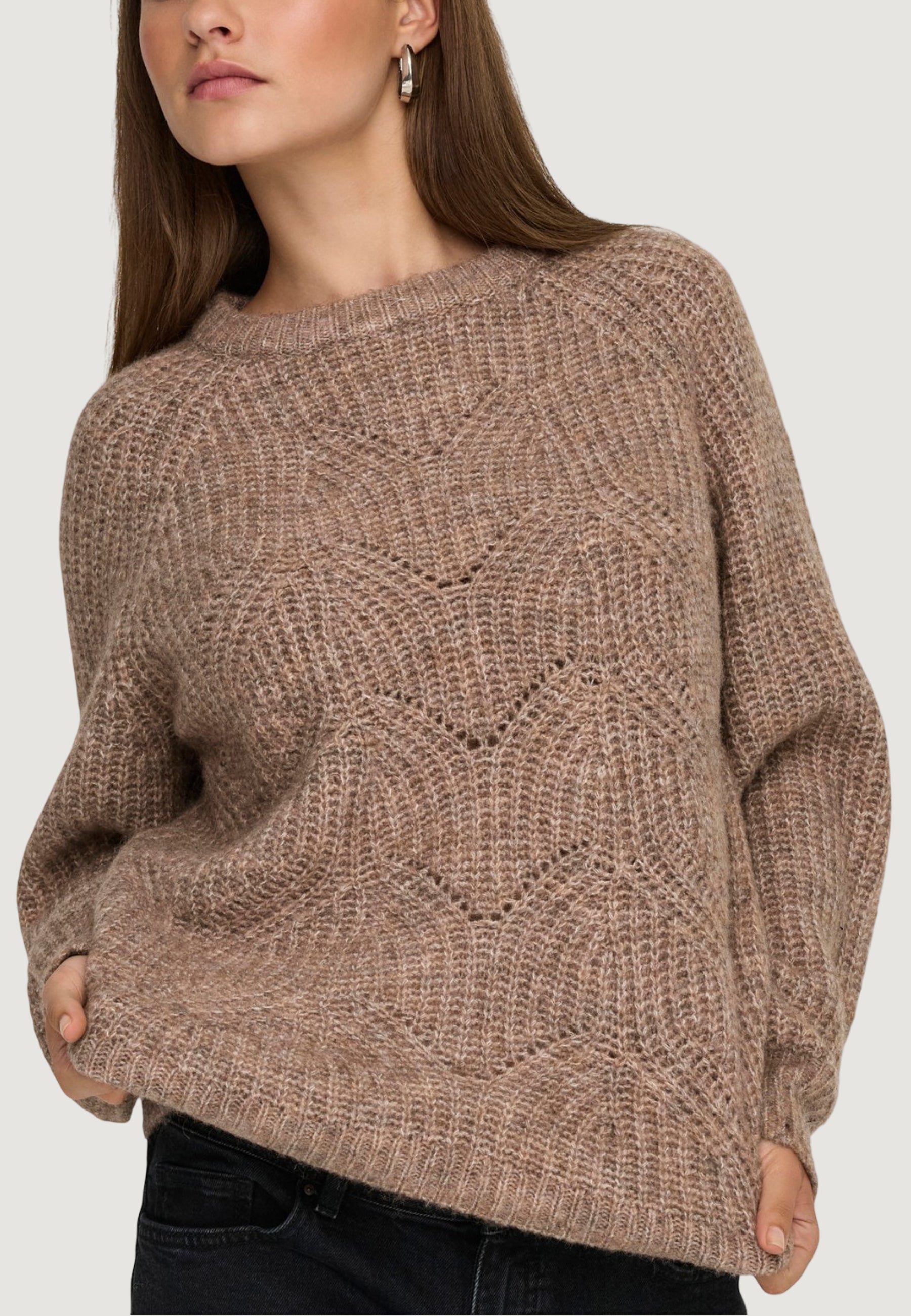 Pullover Only Onlgila Life Ls Structure O-Neck Bf Knt