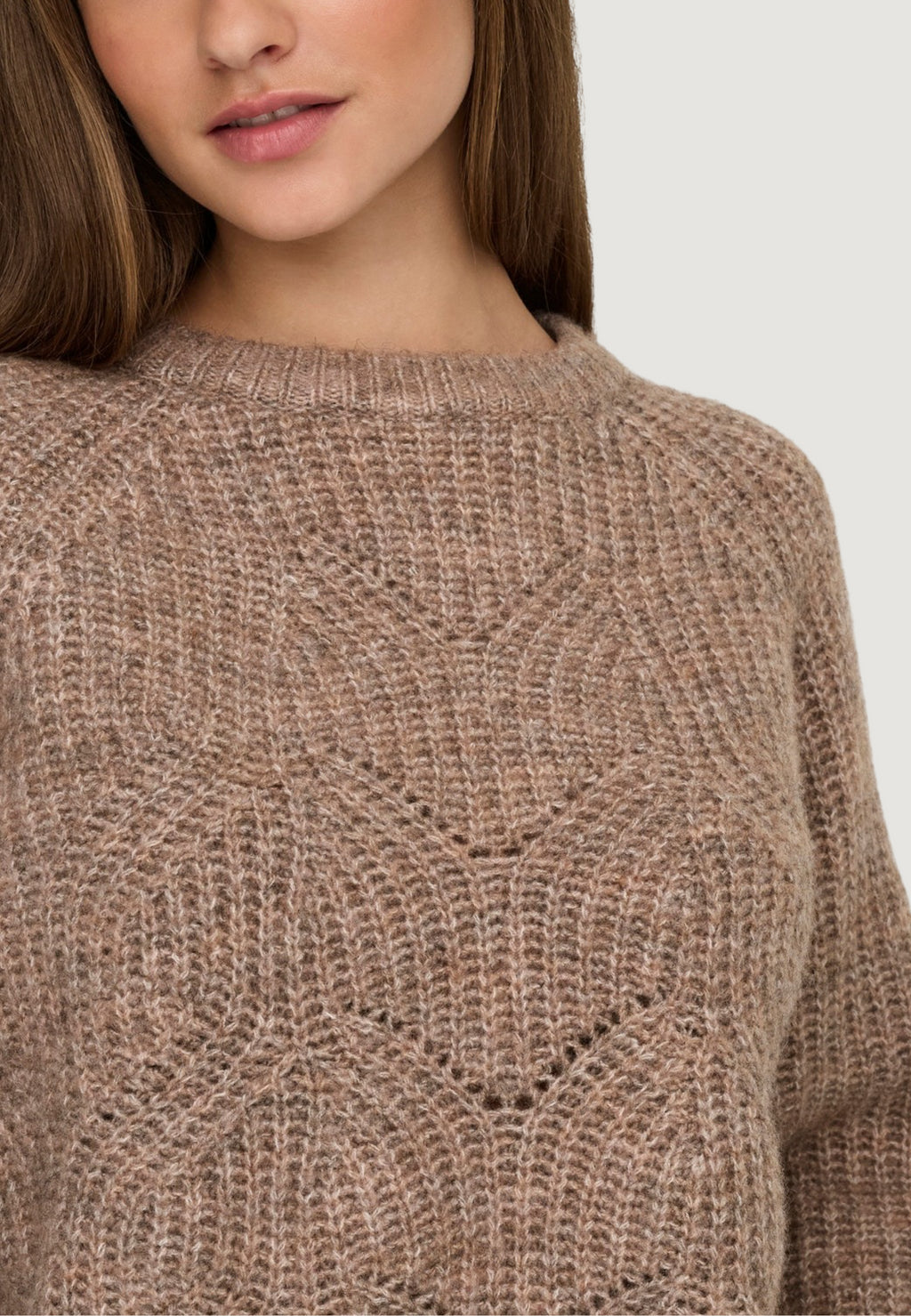 Pullover Only Onlgila Life Ls Structure O-Neck Bf Knt