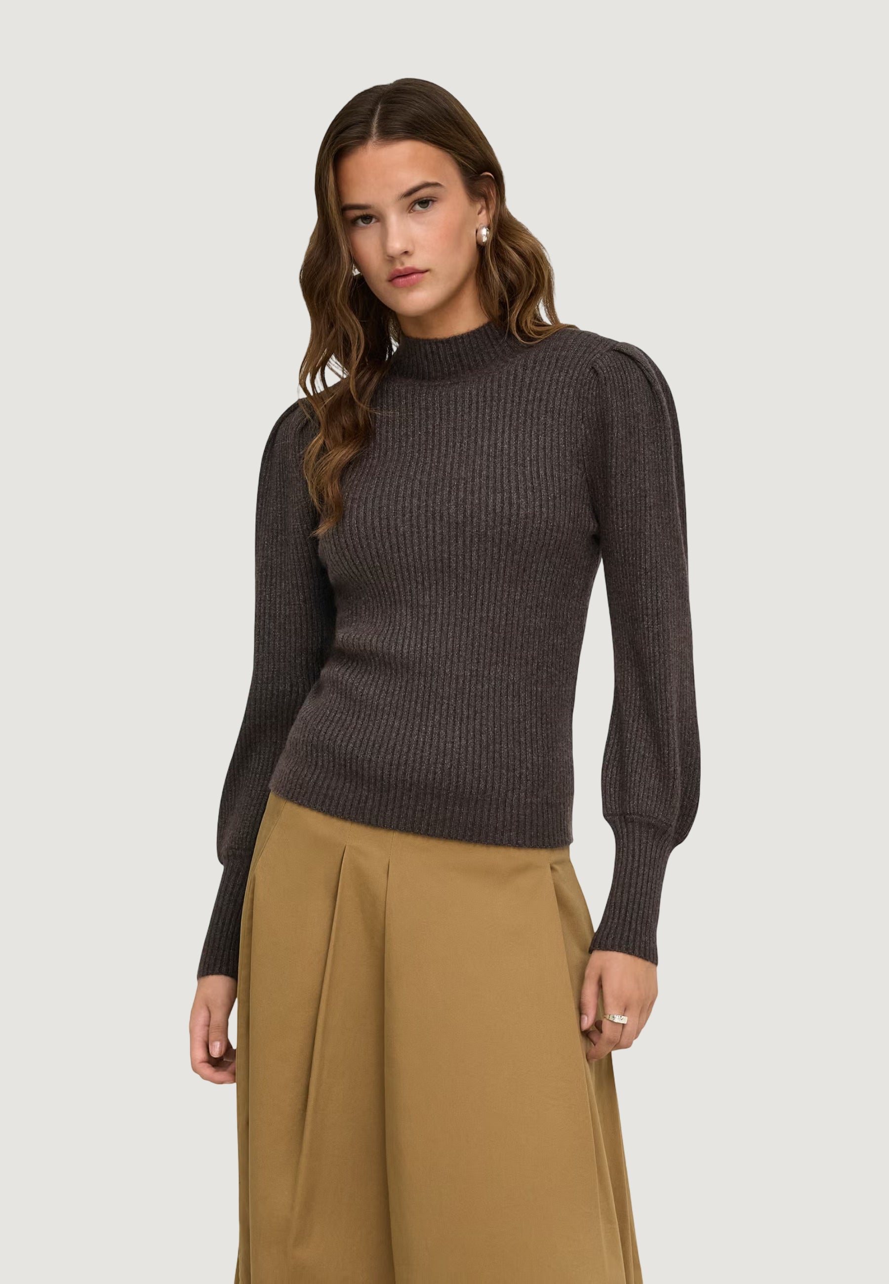 Maglione Only ONLKATIA LIFE L/S HIGHNE PULL KNT NOOS