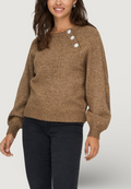 Maglione Only Onllauren Life Ls O-Neck Button Knt