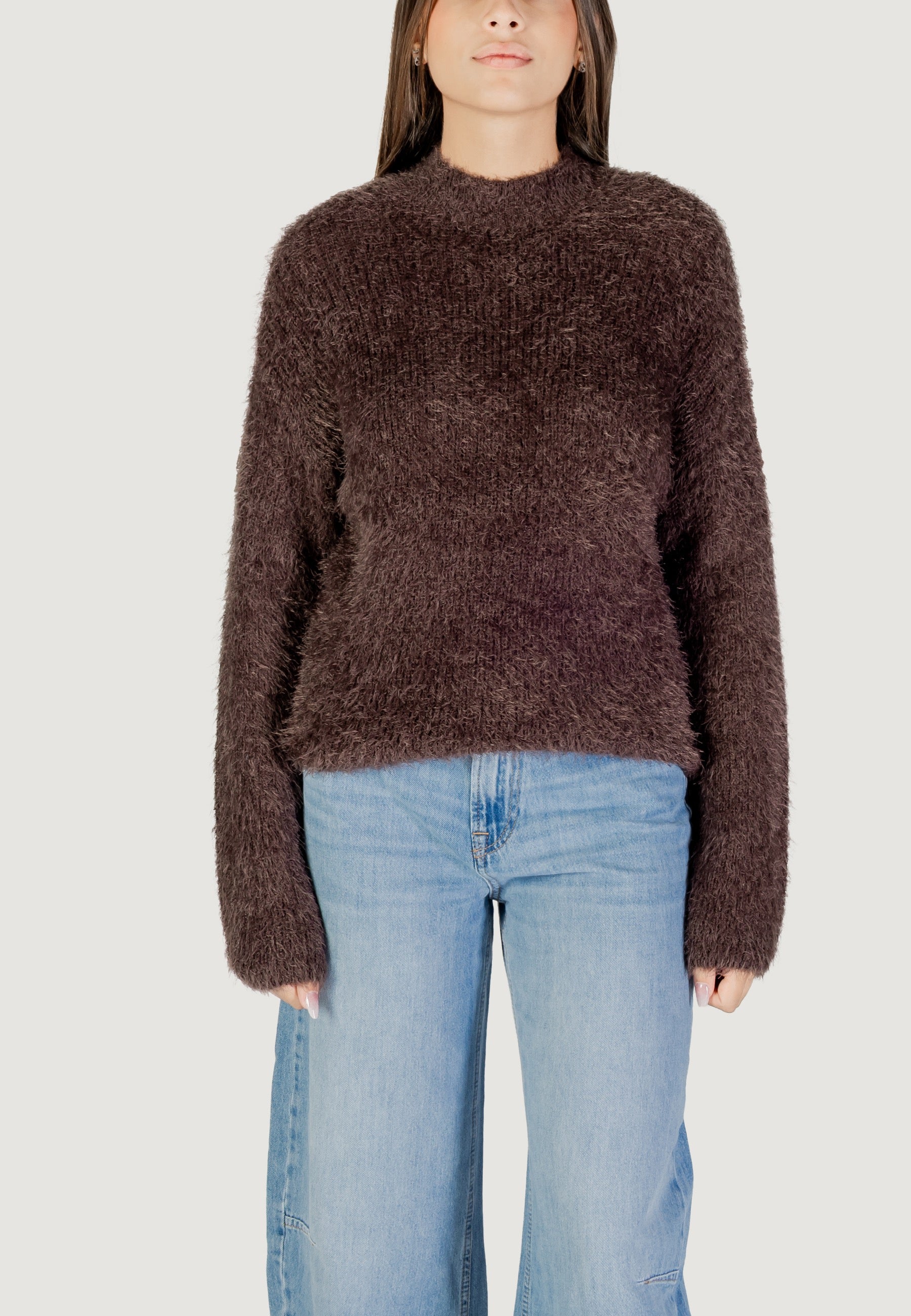 Maglione Only ONLLULU LS RIB HIGHNECK CC KNT
