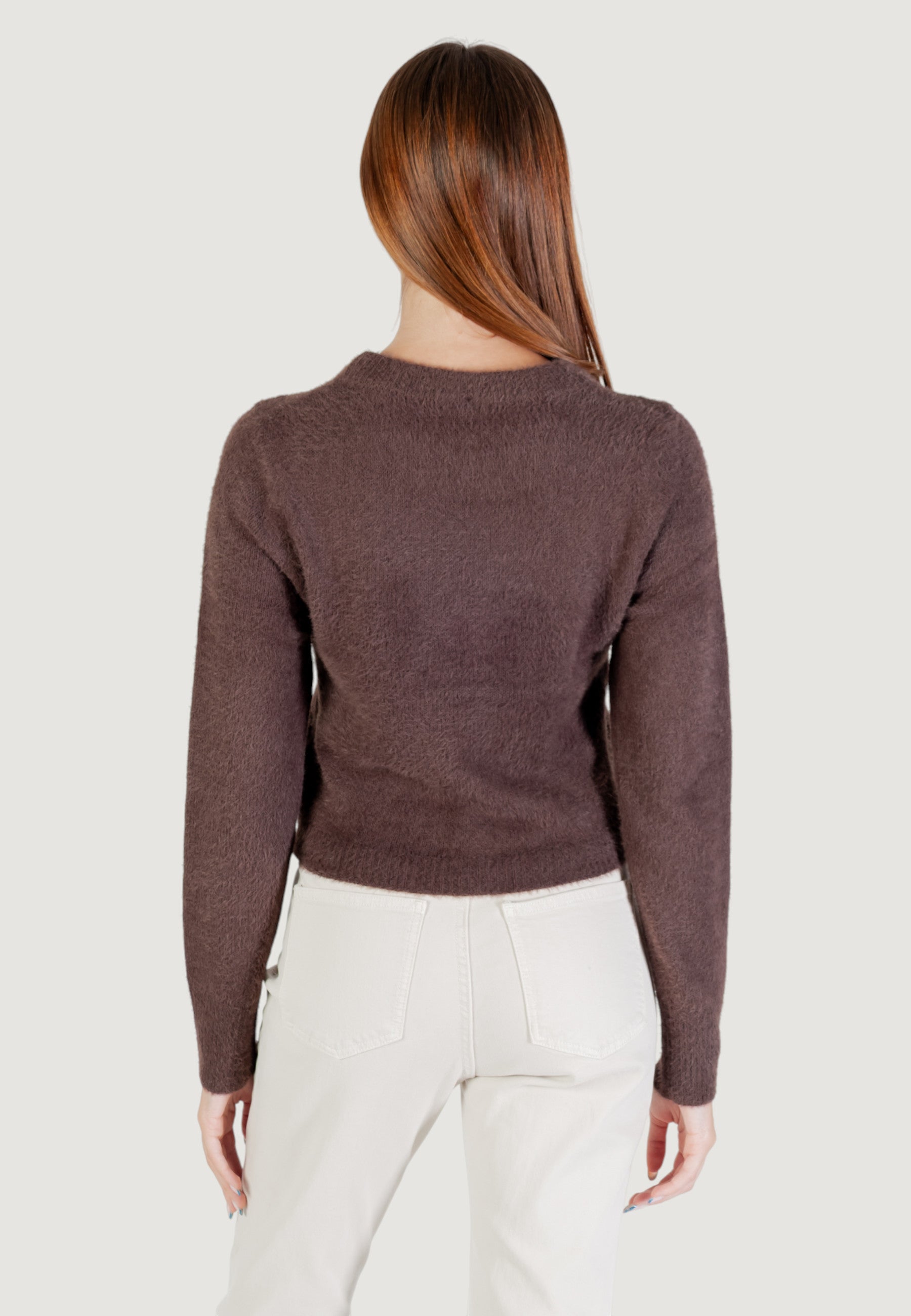 Maglione Only ONLPETRA LS SHORT O-NECK CC KNT