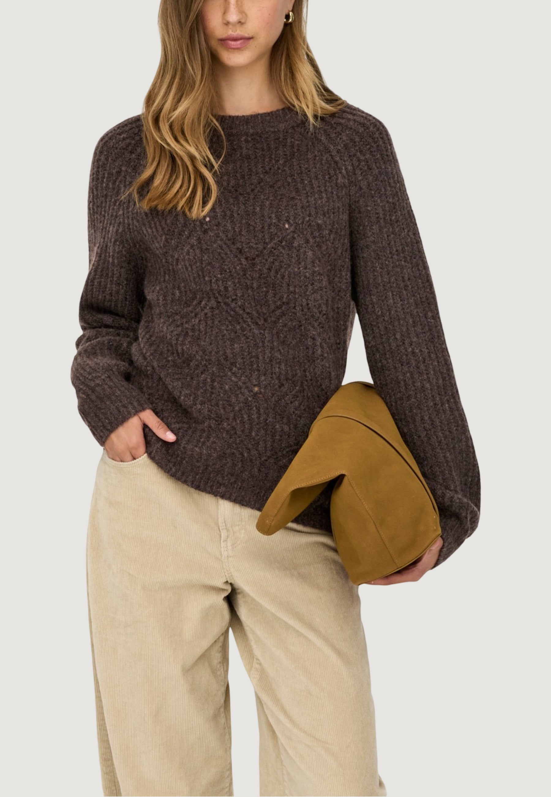 Pullover Only Onlgila Life Ls Structure O-Neck Bf Knt