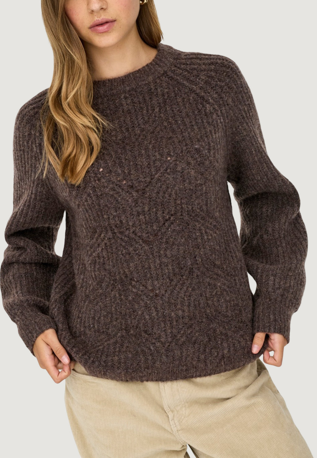 Pullover Only Onlgila Life Ls Structure O-Neck Bf Knt