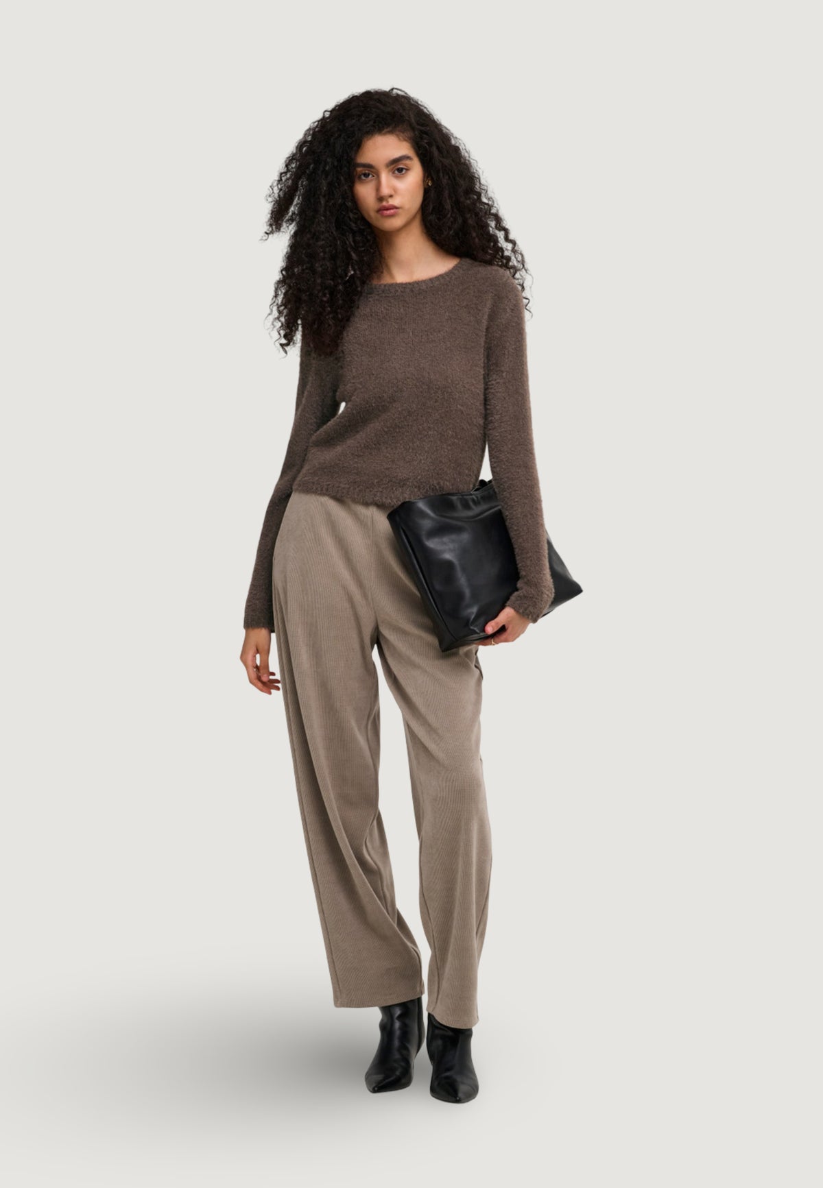 Maglione Only ONLKERRY PIUMO LS O-NECK CC KNT