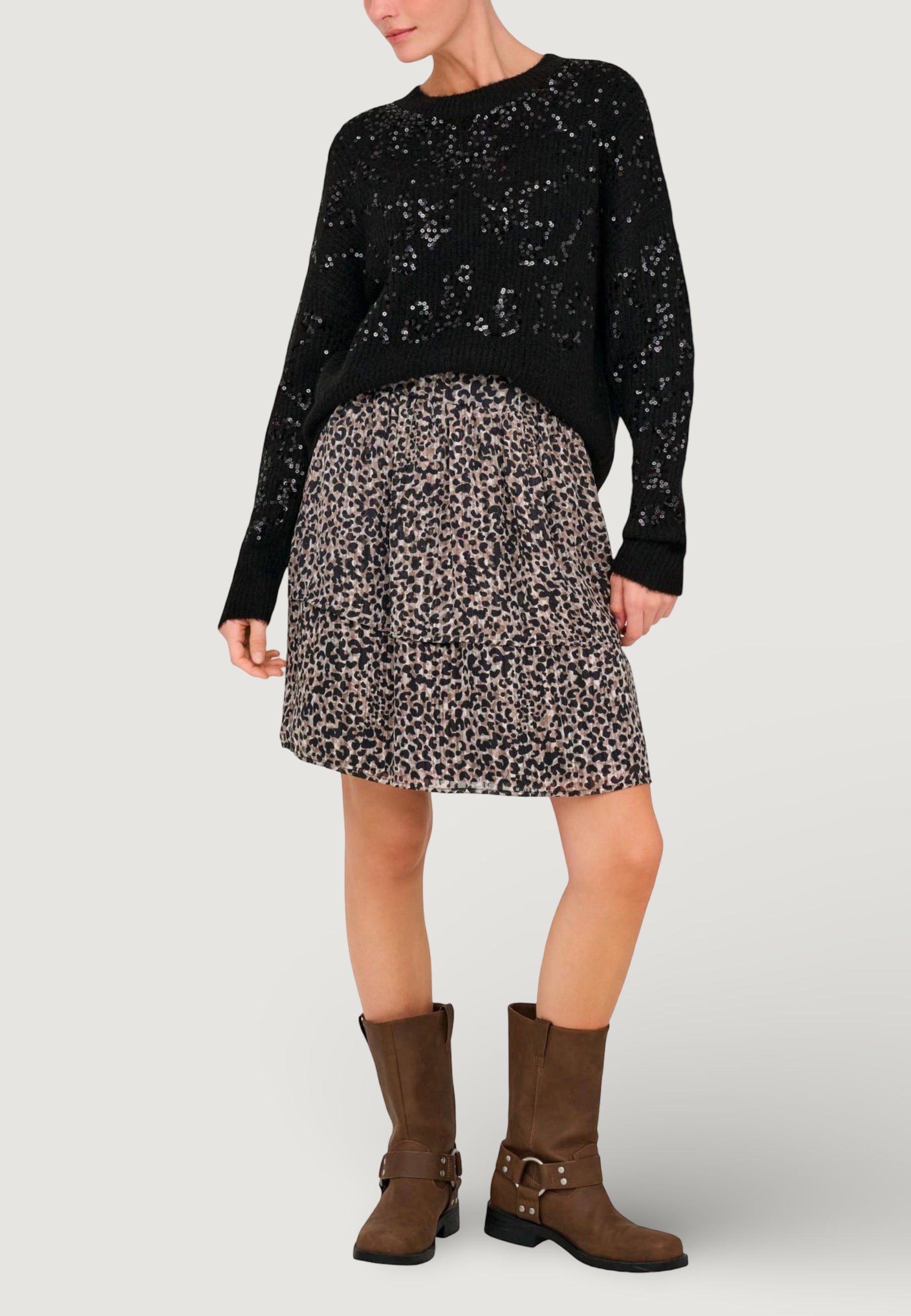 Maglione Only Onlalta Ls Sequin O-Neck Knt