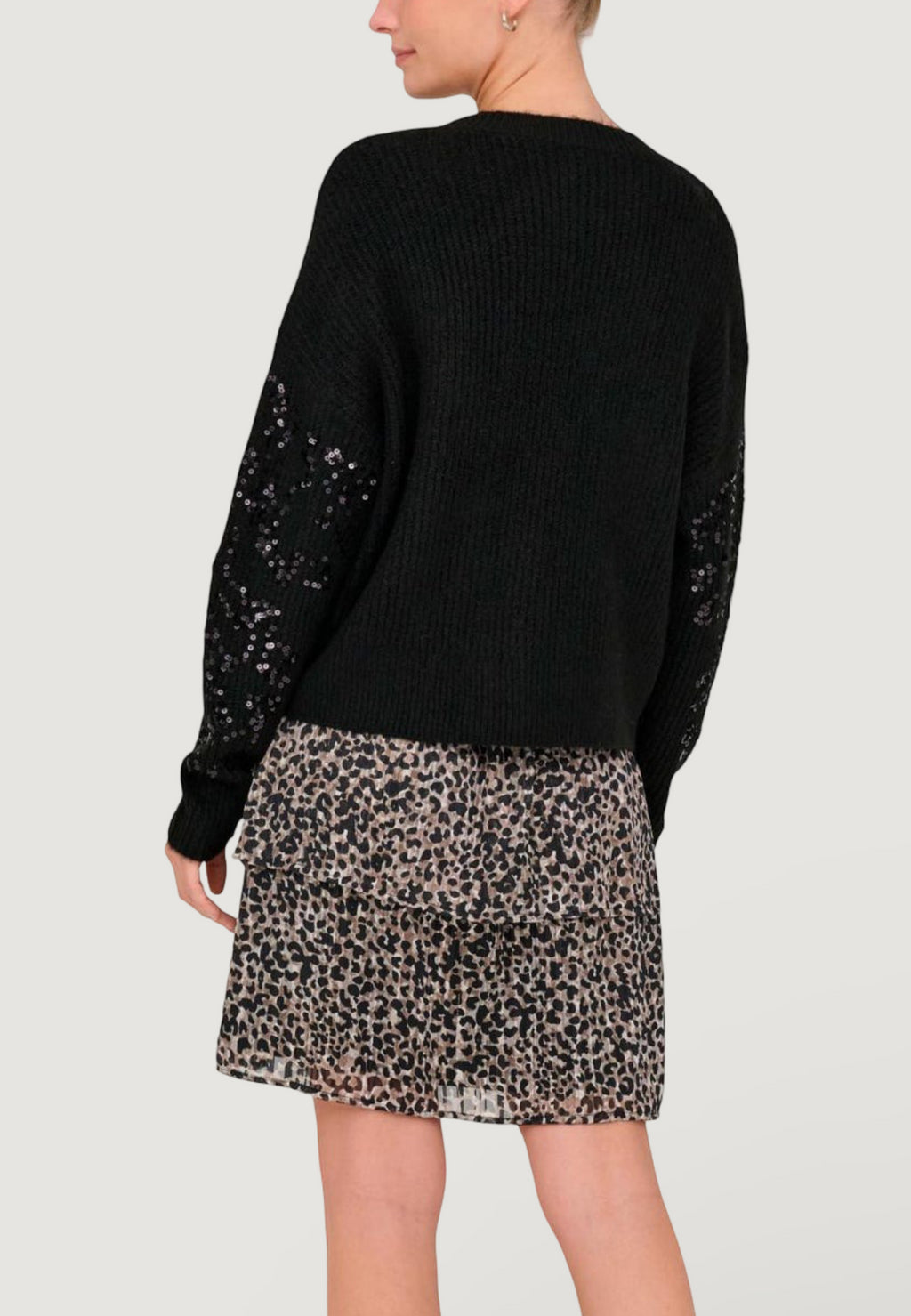 Maglione Only Onlalta Ls Sequin O-Neck Knt