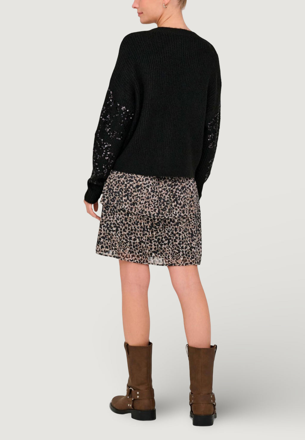 Maglione Only Onlalta Ls Sequin O-Neck Knt