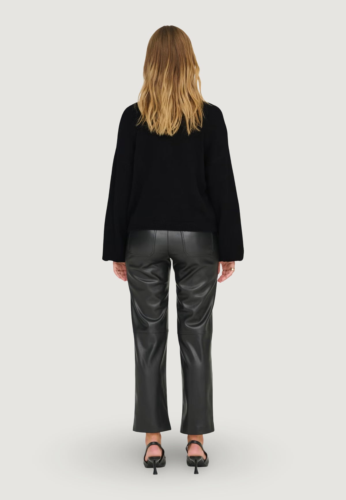 Pullover Only ONLDONNA LS V-NECK PULLOVER EX KNT