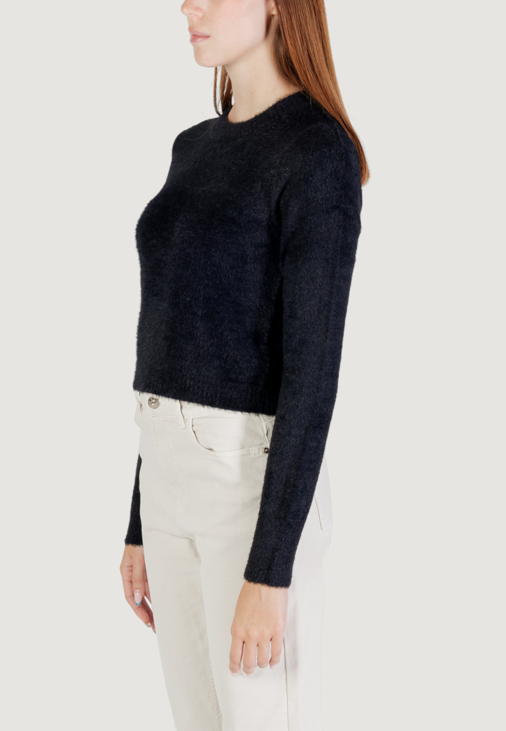 Maglione Only ONLPETRA LS SHORT O-NECK CC KNT