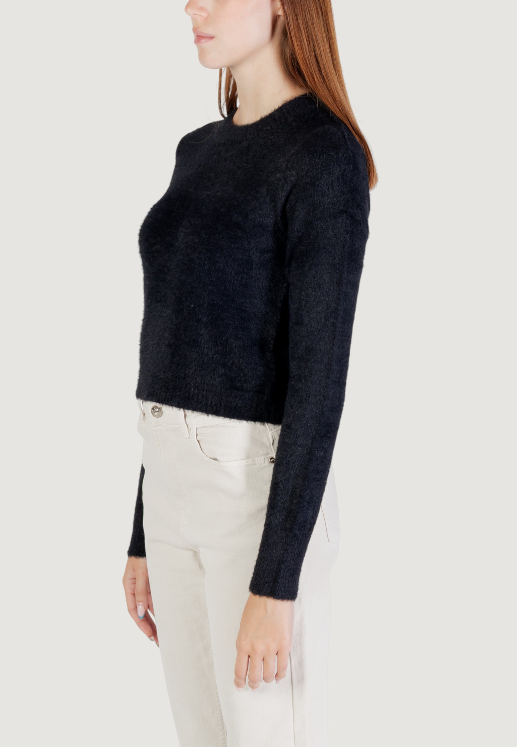 Maglione Only ONLPETRA LS SHORT O-NECK CC KNT