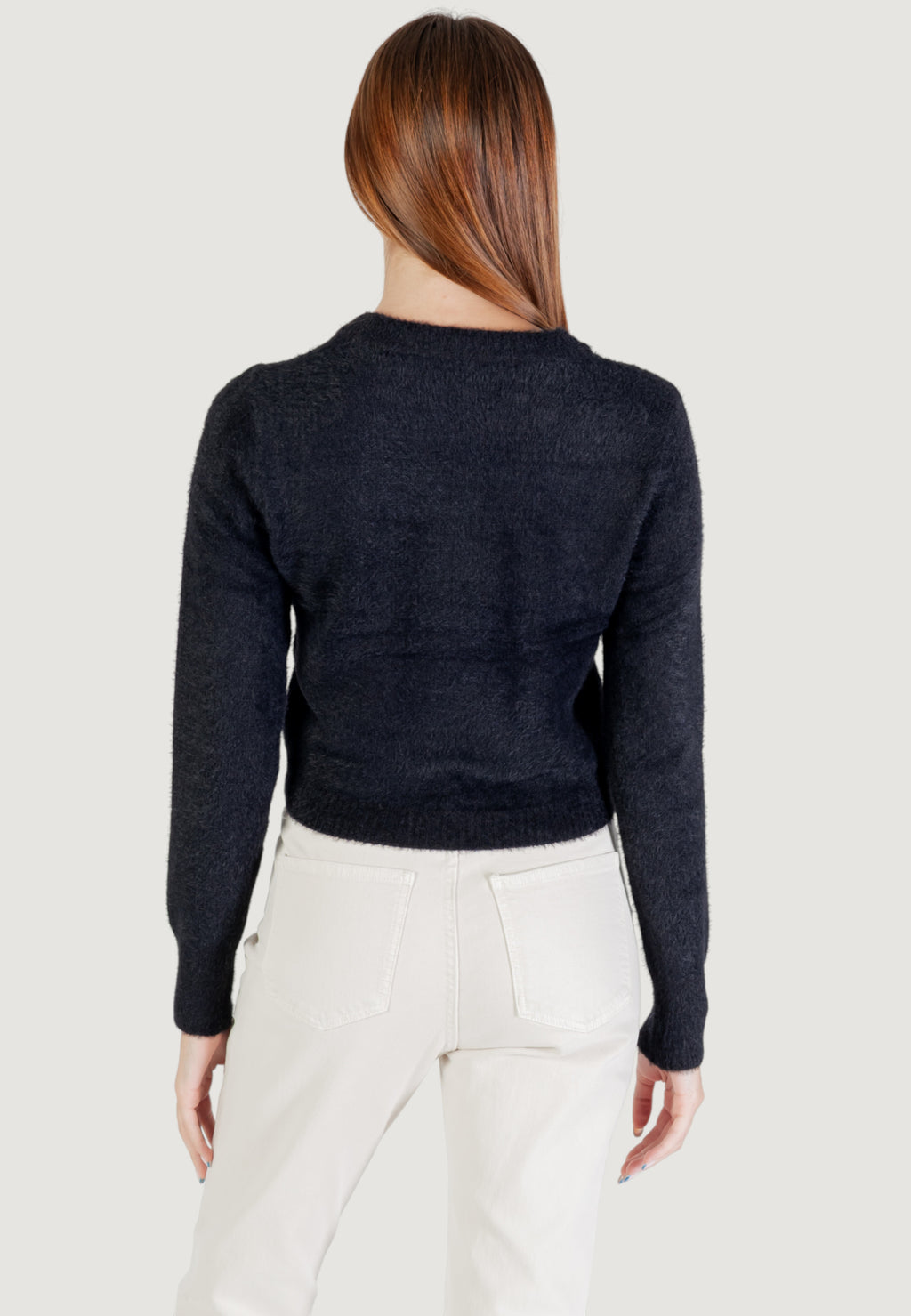 Maglione Only ONLPETRA LS SHORT O-NECK CC KNT