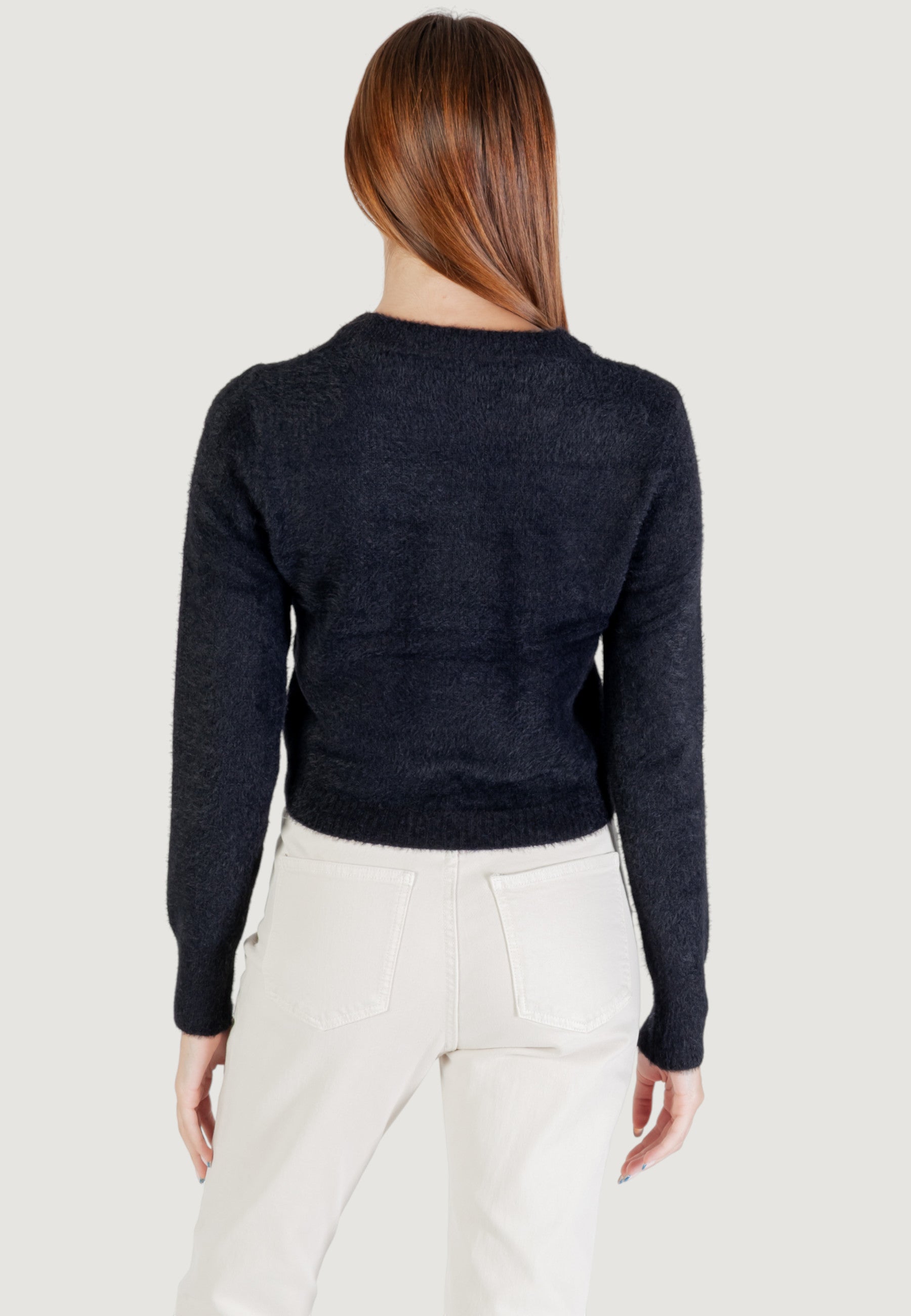 Maglione Only ONLPETRA LS SHORT O-NECK CC KNT