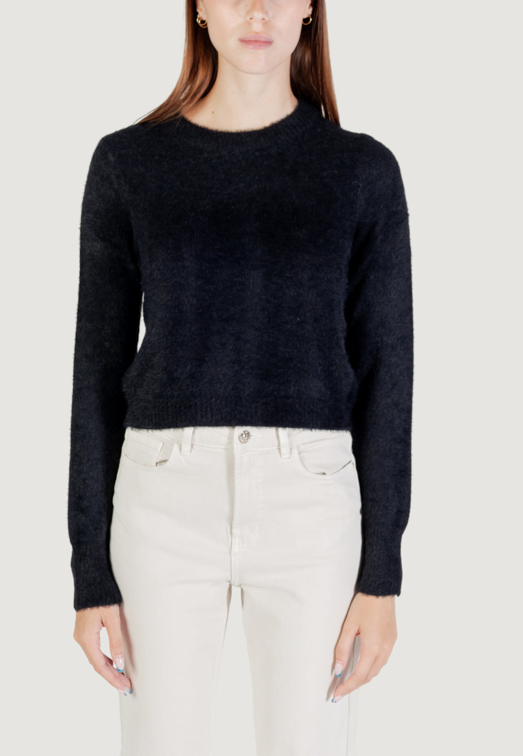 Maglione Only ONLPETRA LS SHORT O-NECK CC KNT