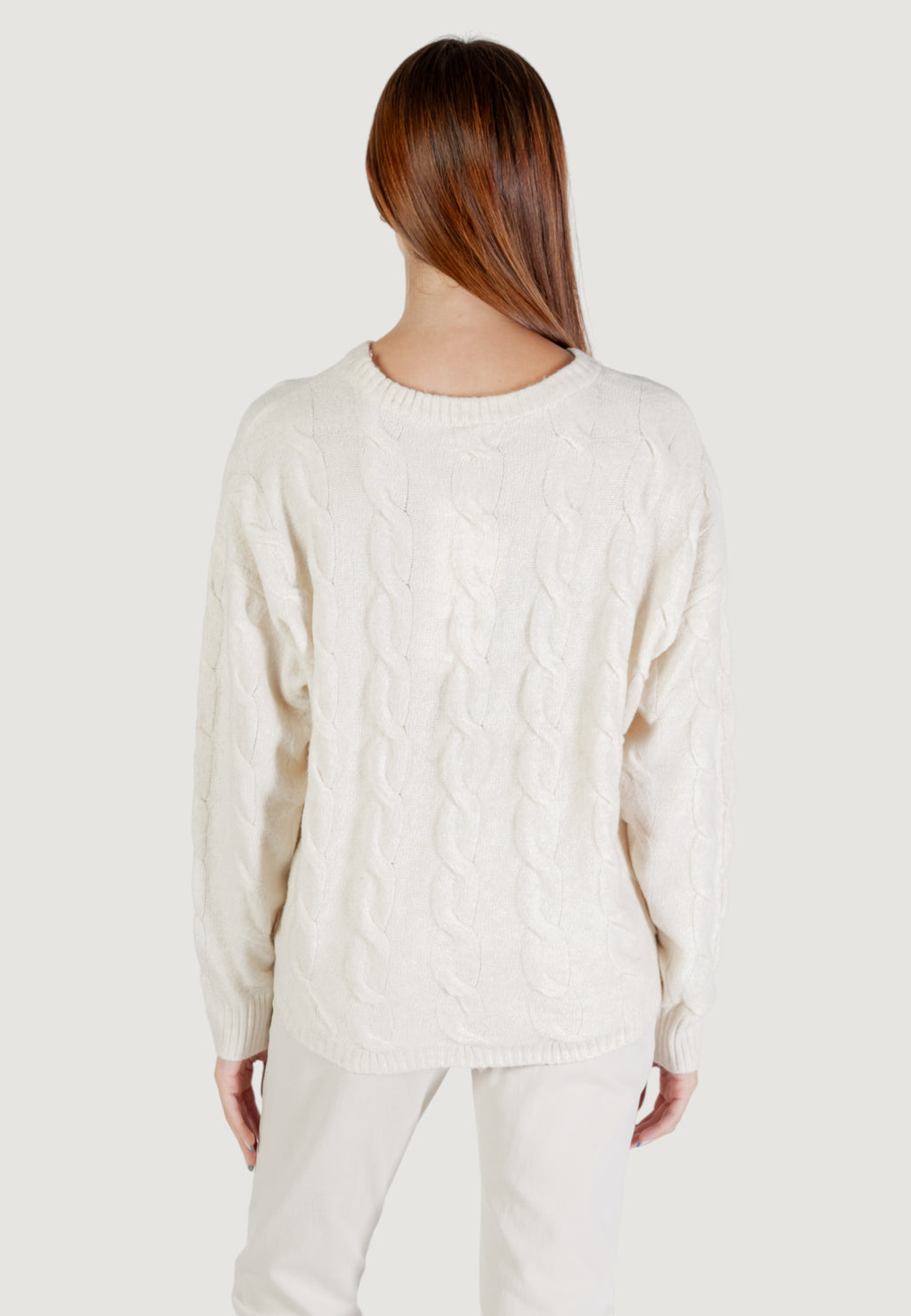 Maglione Only ONLJEANETT LIFE LS CABLE O-NECK CC KNT