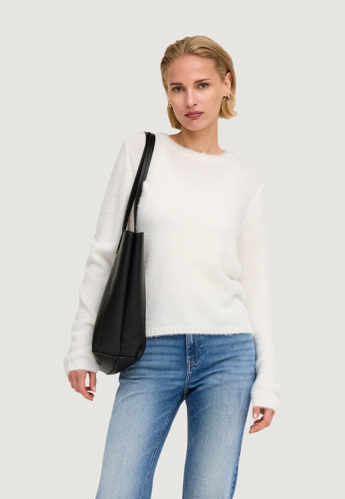 Maglione Only ONLKERRY PIUMO LS O-NECK CC KNT