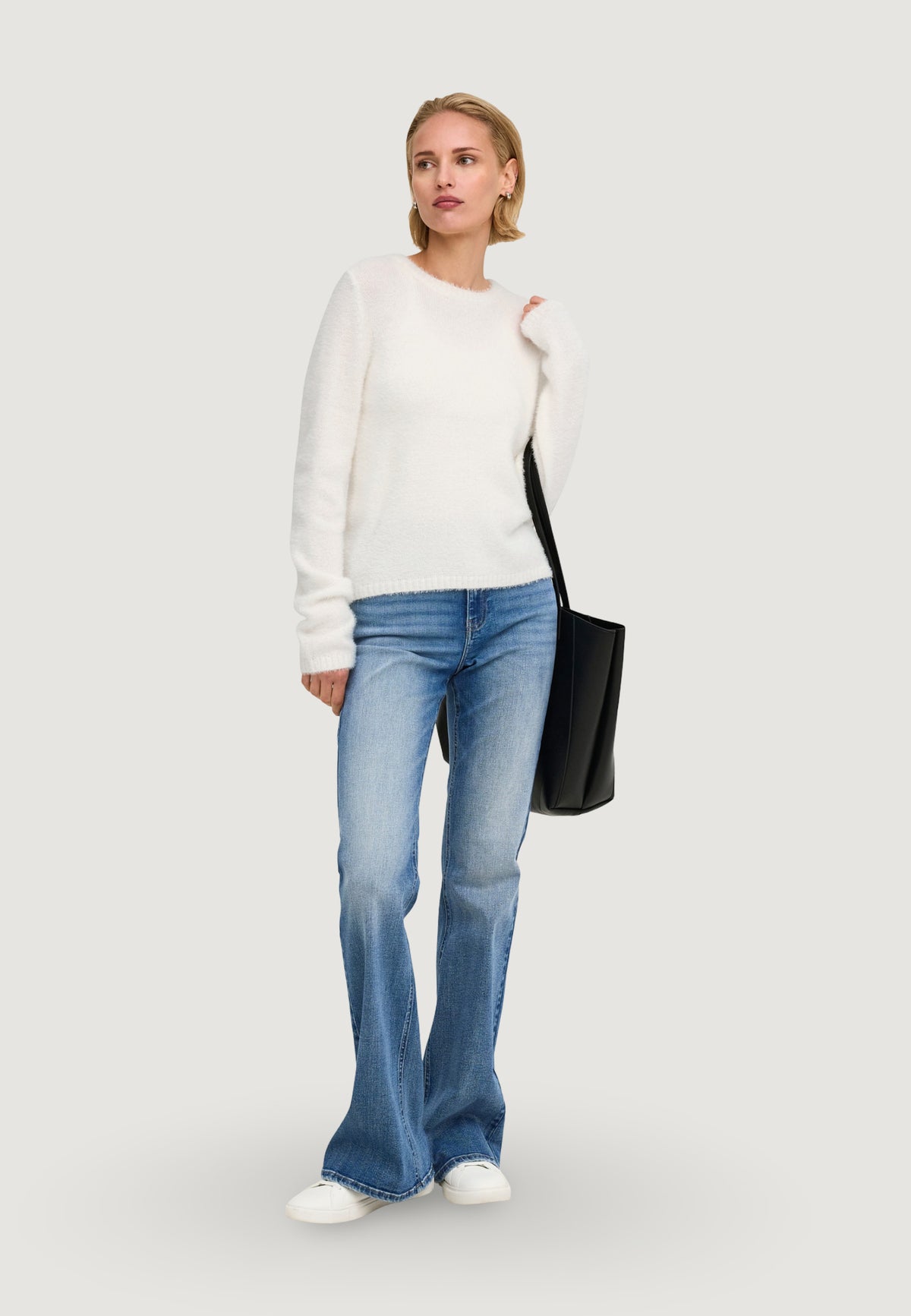 Maglione Only ONLKERRY PIUMO LS O-NECK CC KNT
