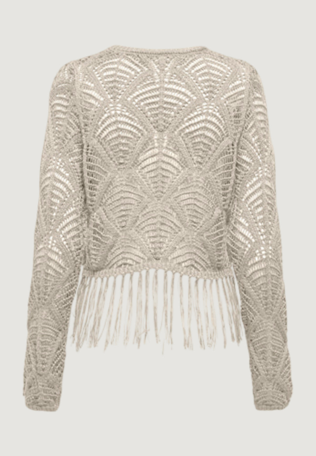 Maglione Only Onlleonie Ls Structur Fring Oneck Cc Knt
