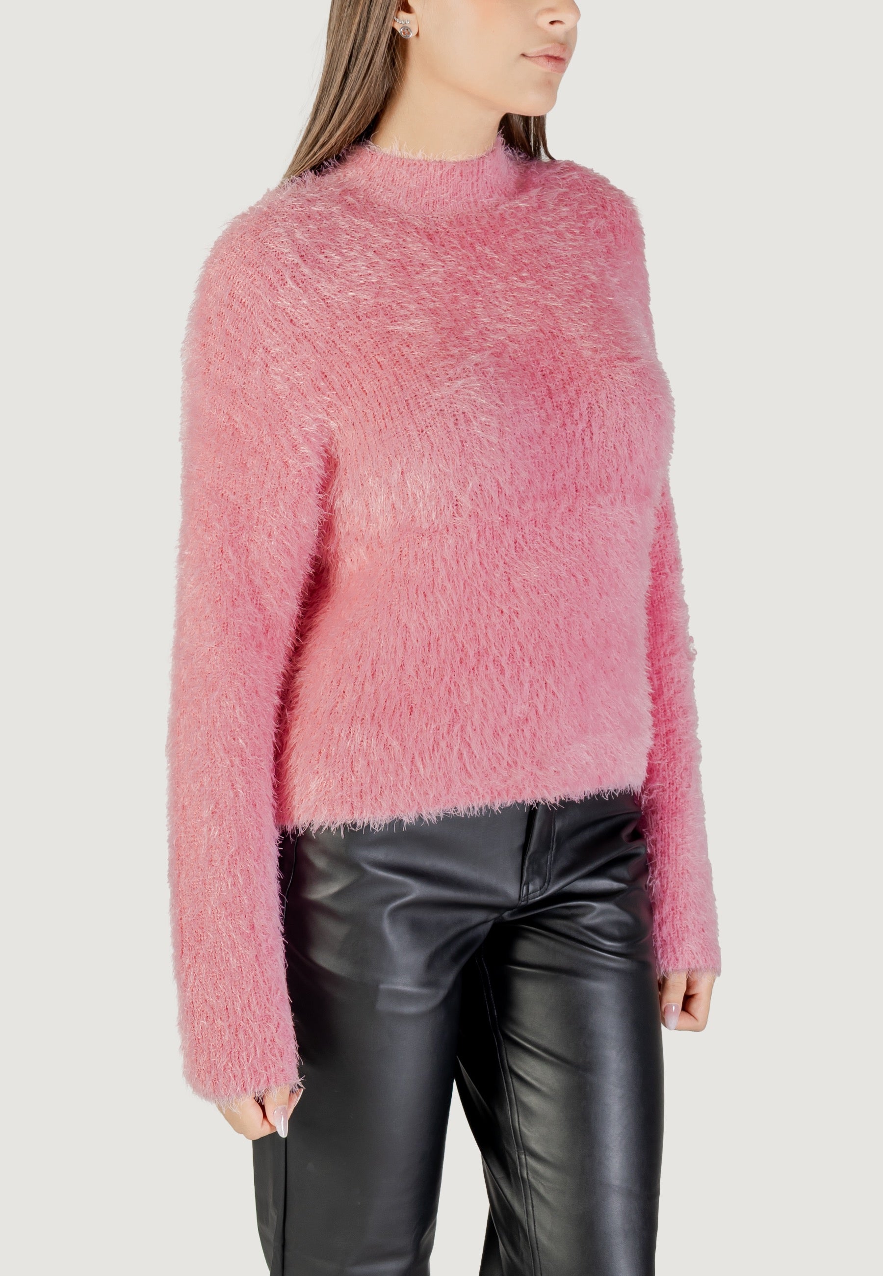 Maglione Only ONLLULU LS RIB HIGHNECK CC KNT