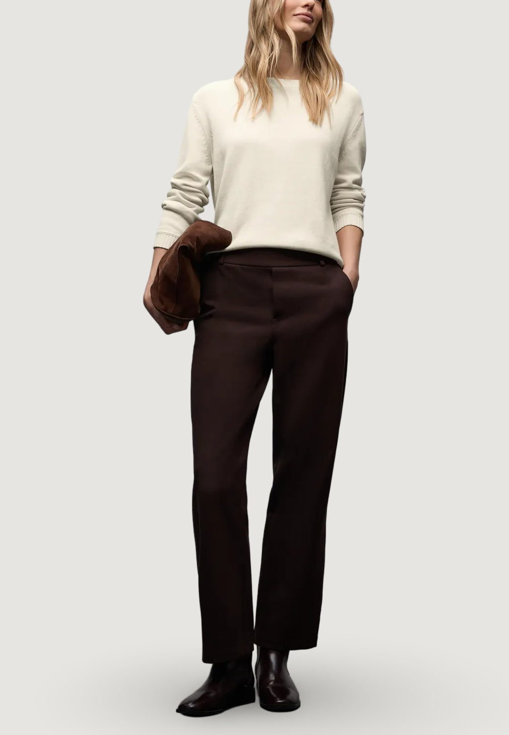 Maglione Street One cotton round neck