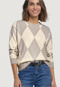 Pullover Street One LTD QR soft printed shirt w.stones