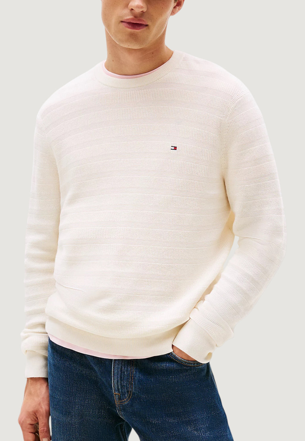 Pullover Tommy Hilfiger STRIPE STRUCTURE C N